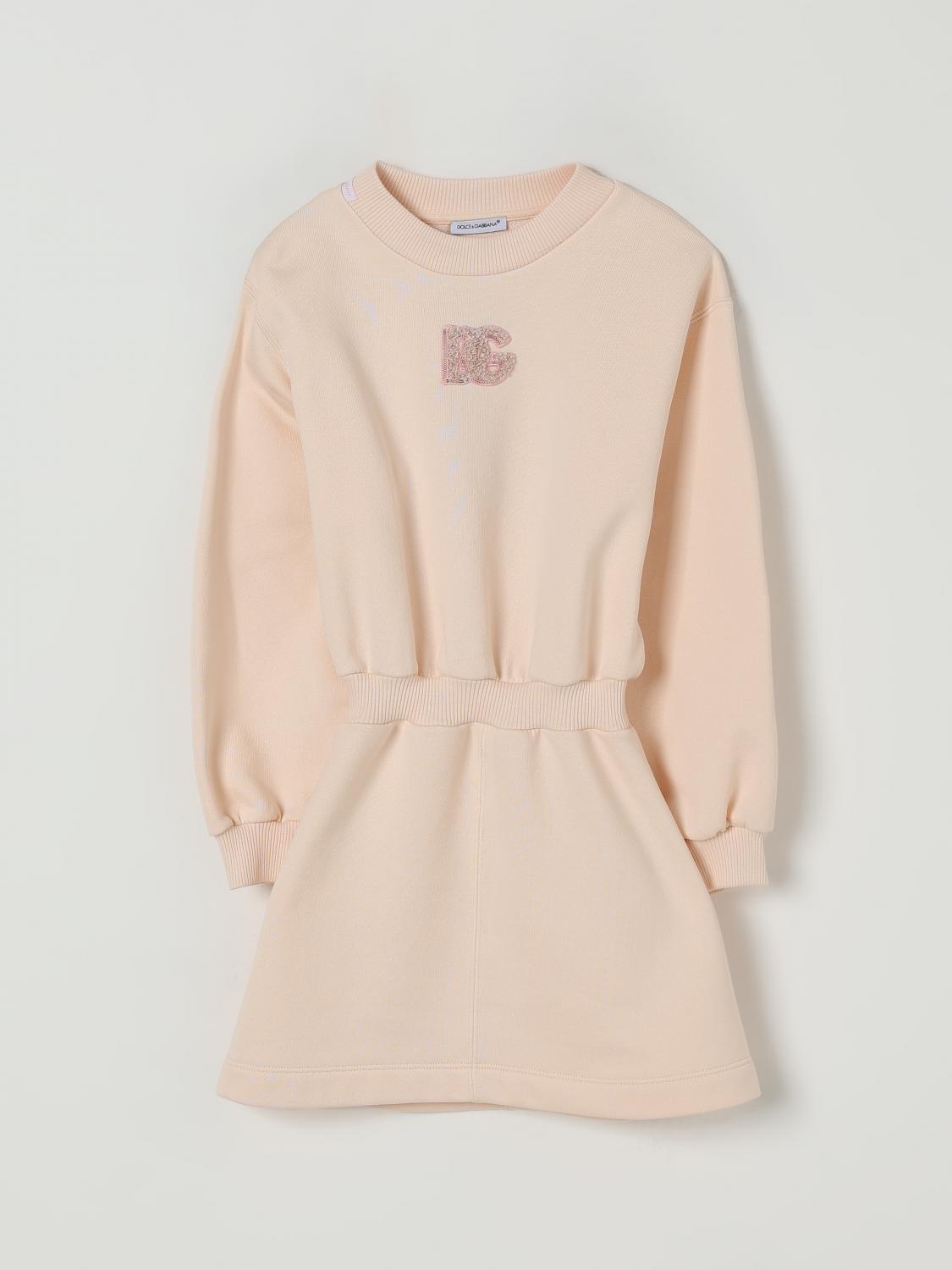 Dolce & Gabbana Dress Kids Color Pink In Pink