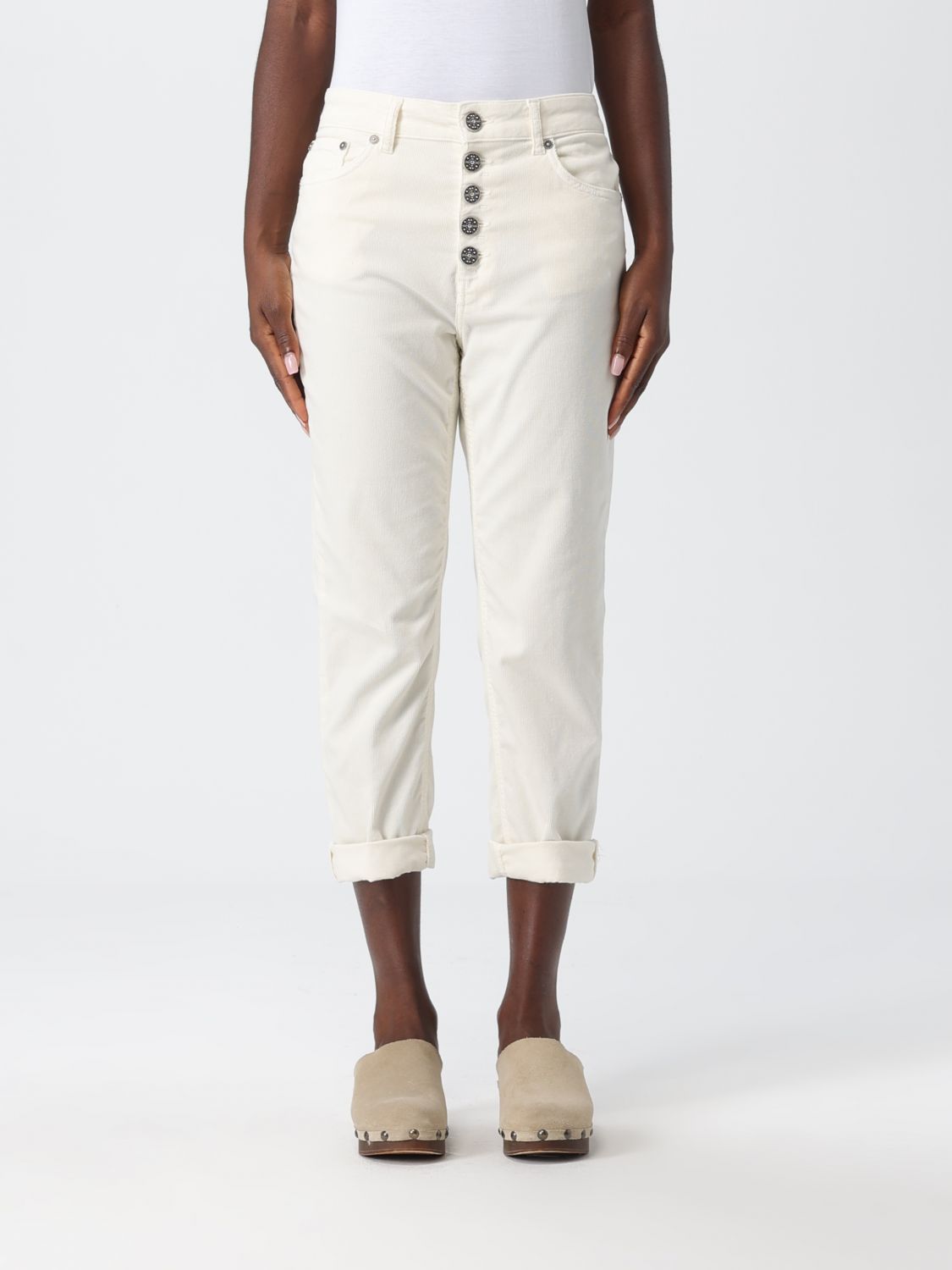 Dondup Jeans  Woman Color White In White