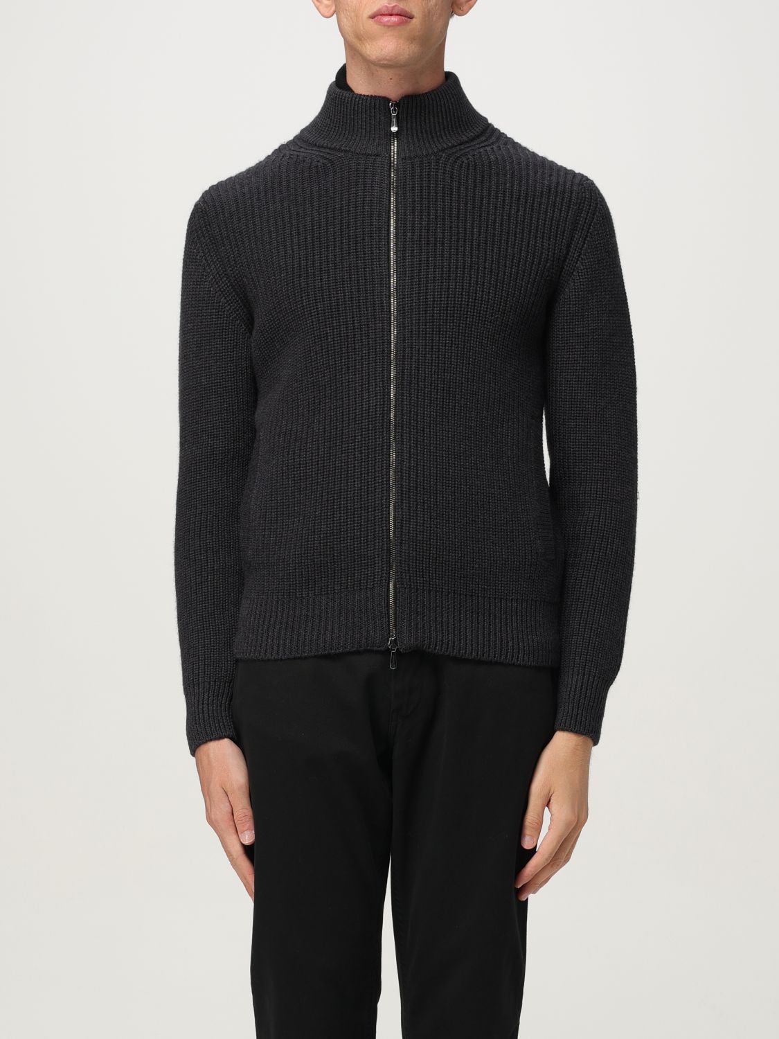 Drumohr Cardigan Men Color Grey In Black