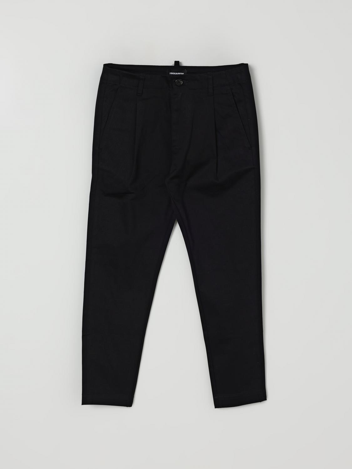 Dsquared2 Pants Kids Color White In Black