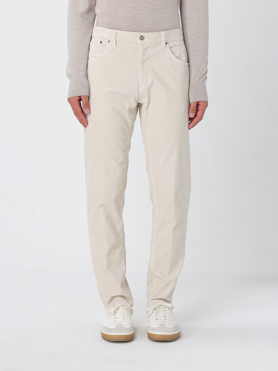 Dondup Hose Herren Farbe Cream In Gray