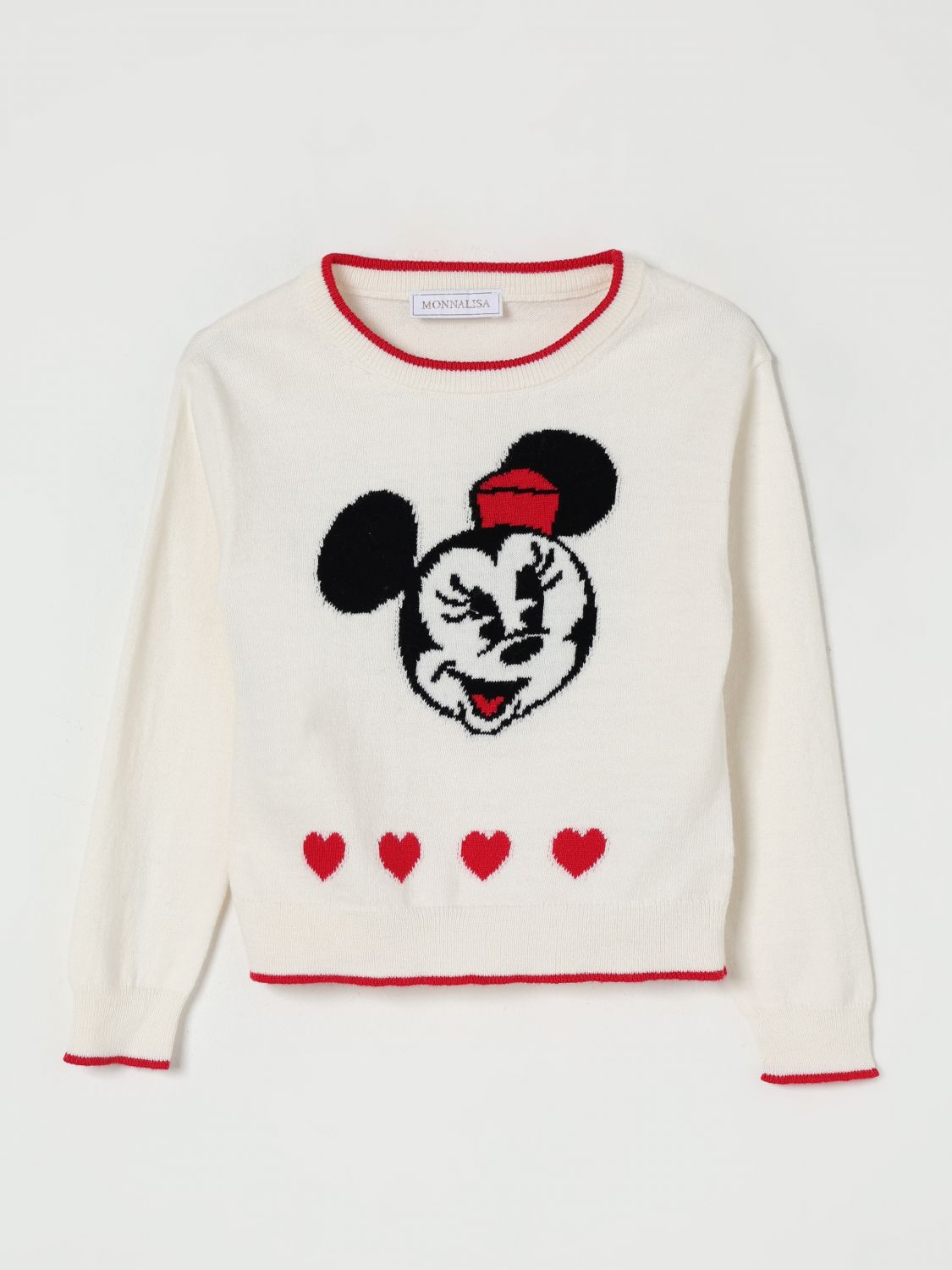Monnalisa Sweater  Kids Color Yellow Cream In White