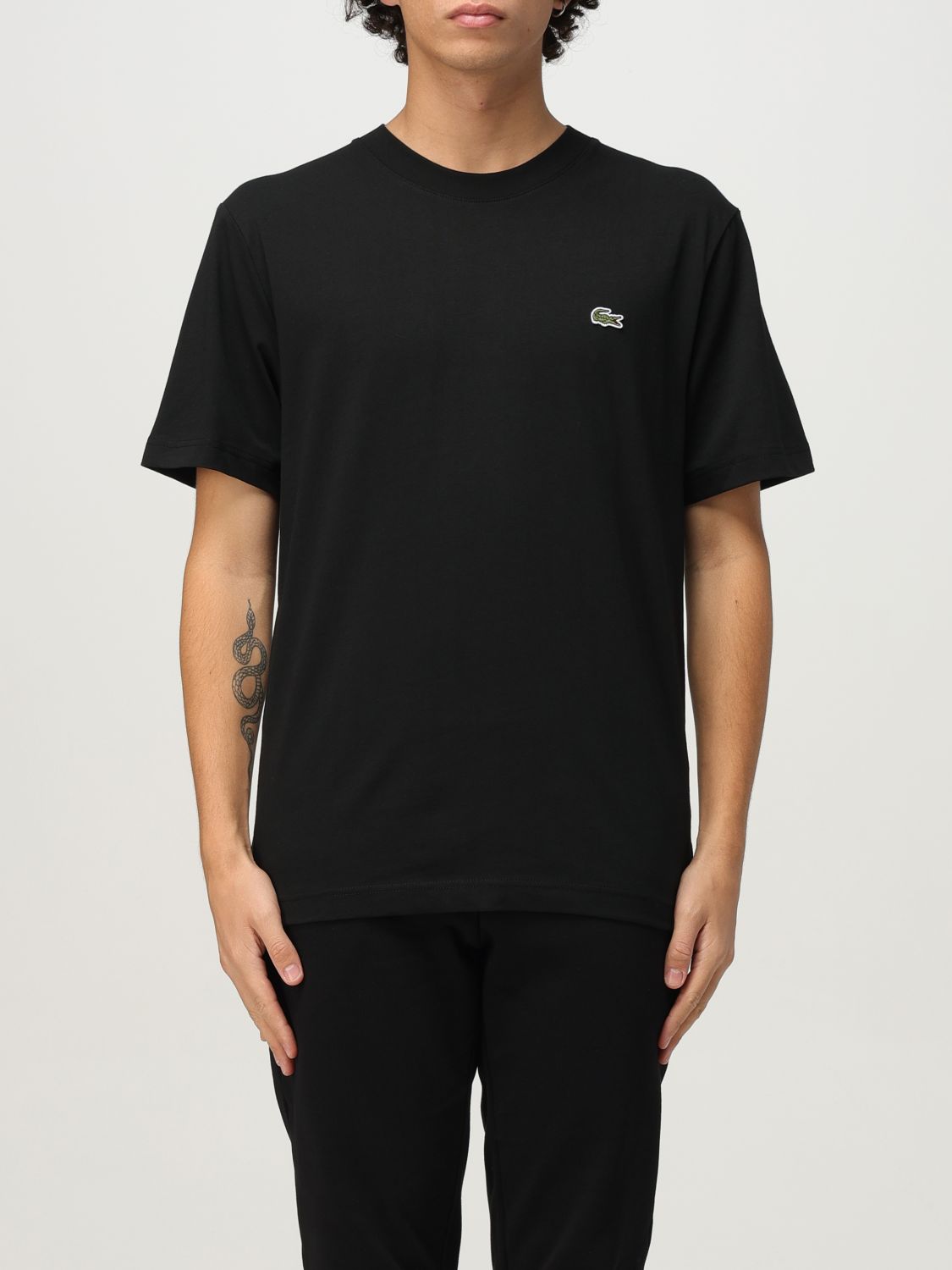 T-Shirt LACOSTE Men color Black T-Shirt LACOSTE Men color Black