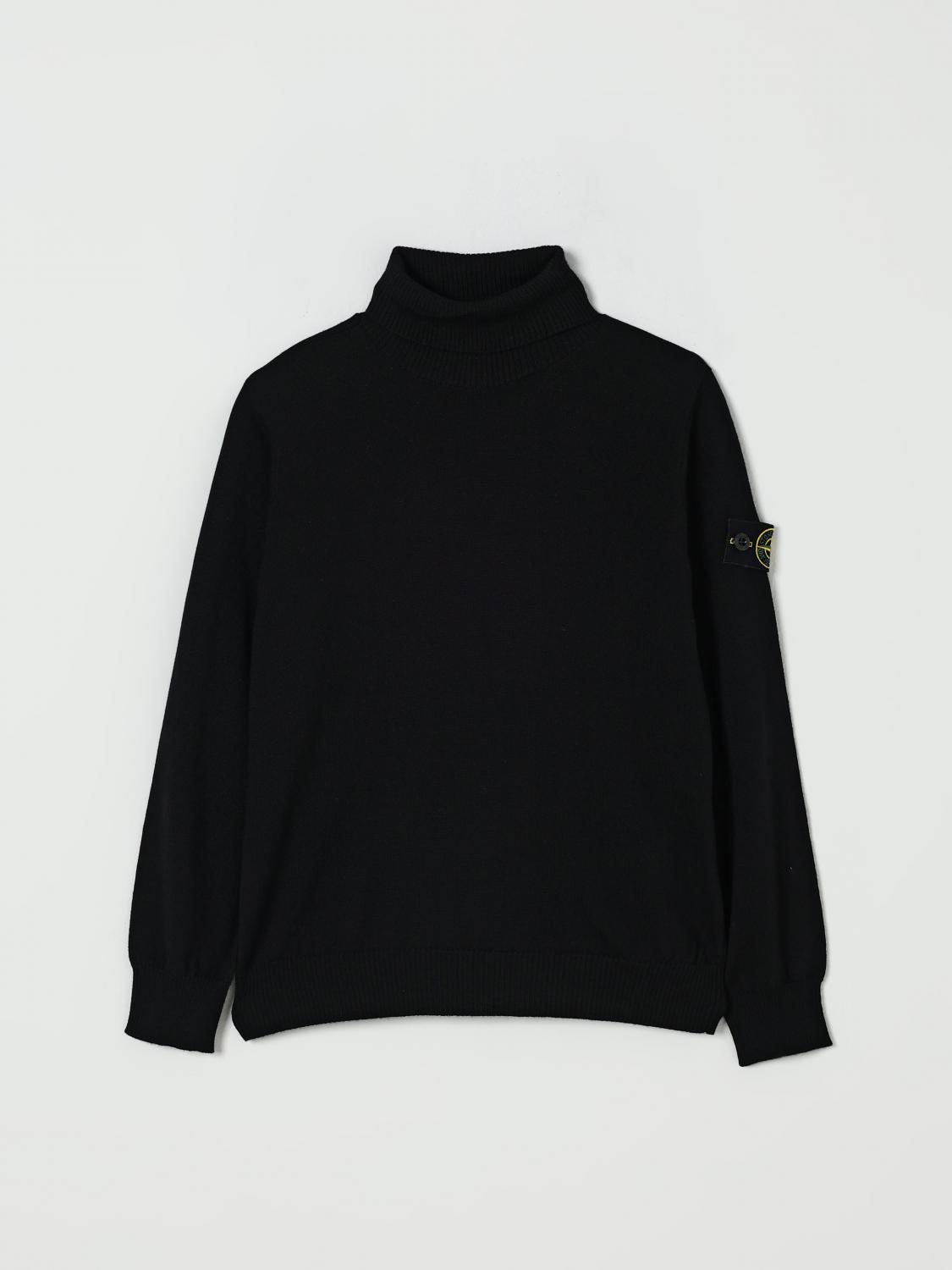 Stone Island Sweater  Junior Kids Color Black In Black