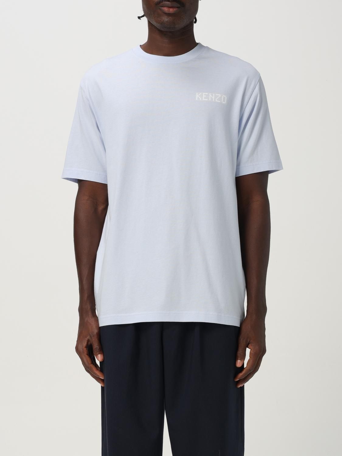 Kenzo Blue Paris ' City' T-shirt In Blue