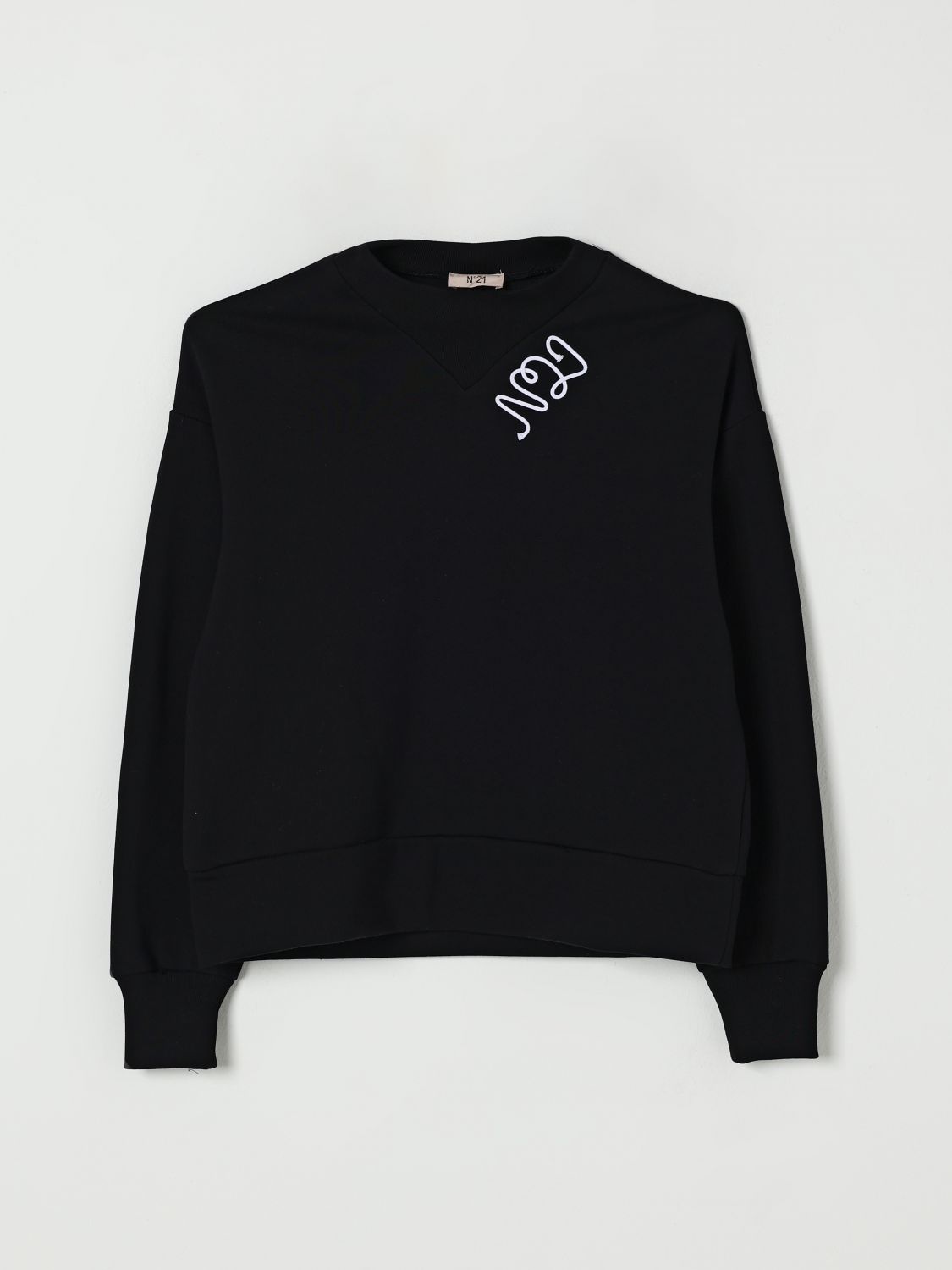 N°21 Sweater N° 21 Kids Color Black In Black