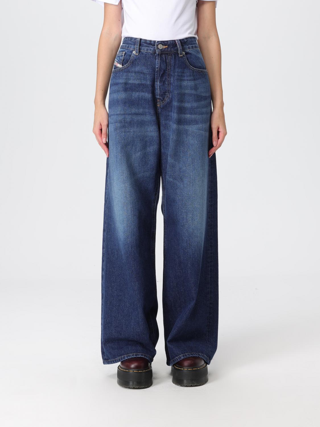DIESEL Jeans Damen Farbe Blau