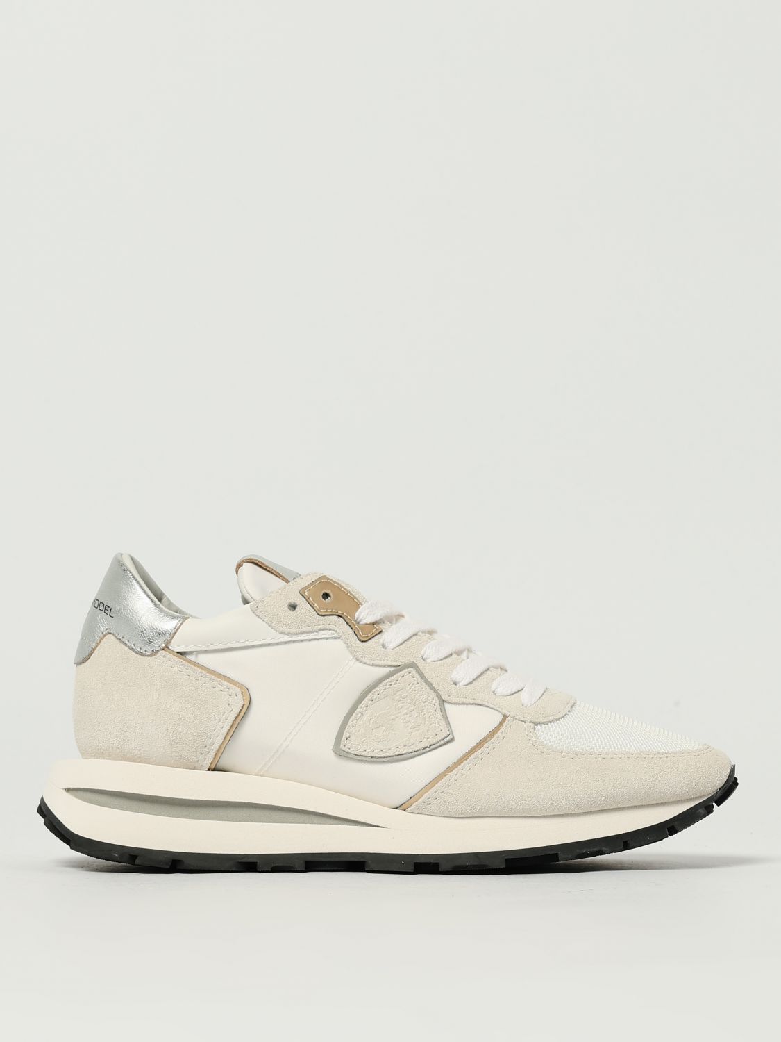 Philippe Model High Top Sneakers Almond Tip In White