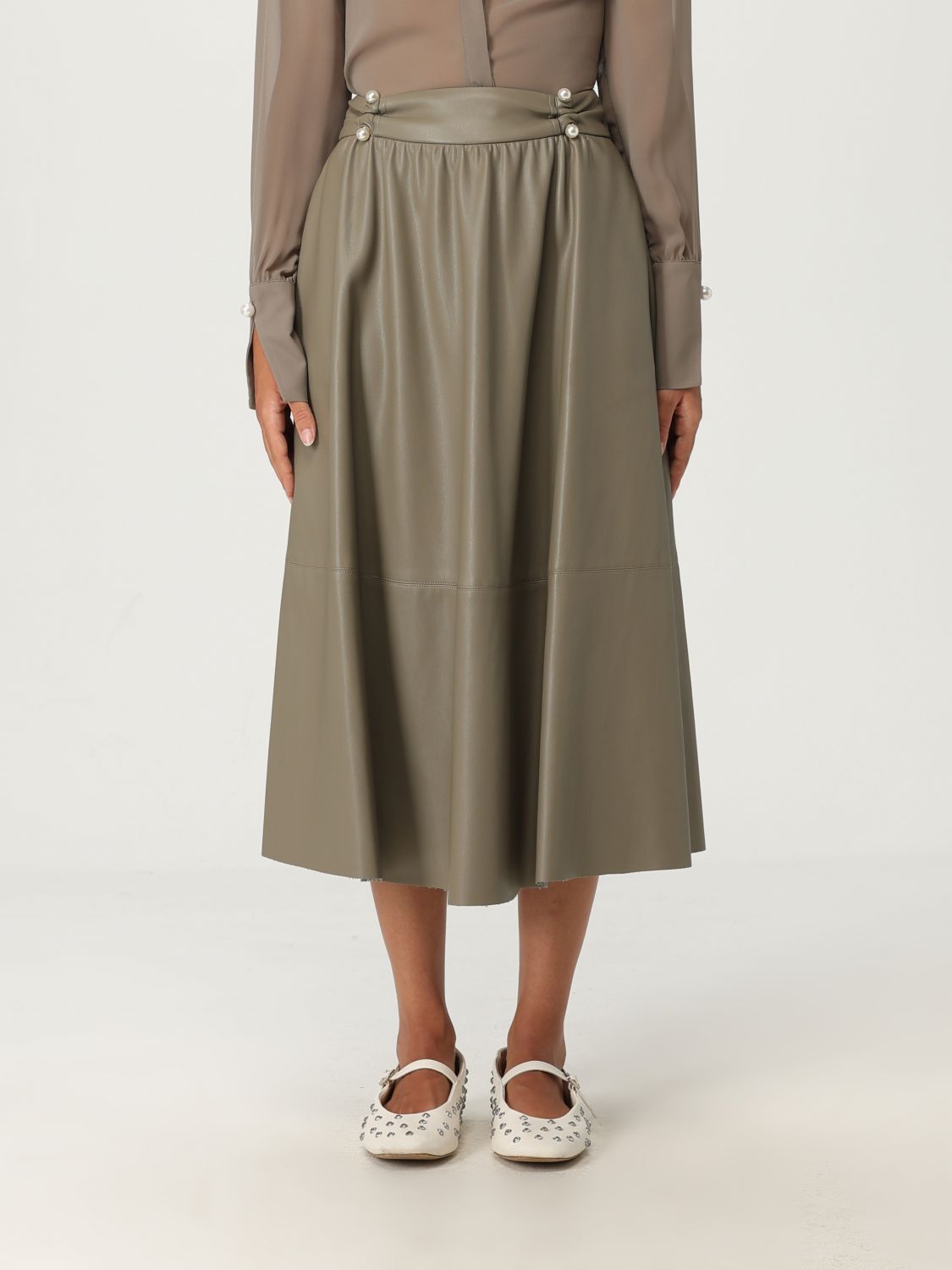 Liu •jo Skirt Liu Jo Woman Color Green In Green