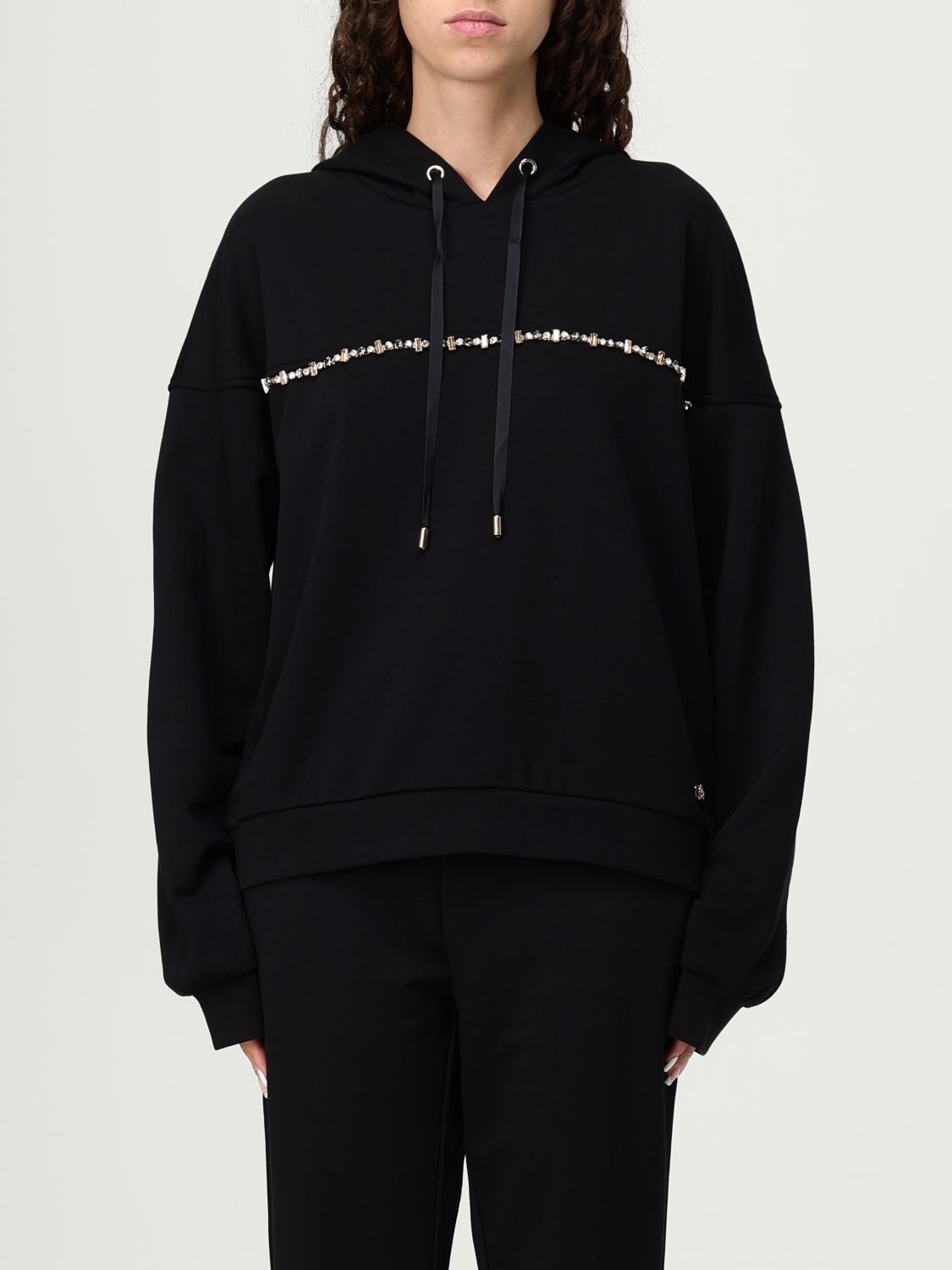 Liu •jo Sweatshirt Liu Jo Woman Color Black In Black
