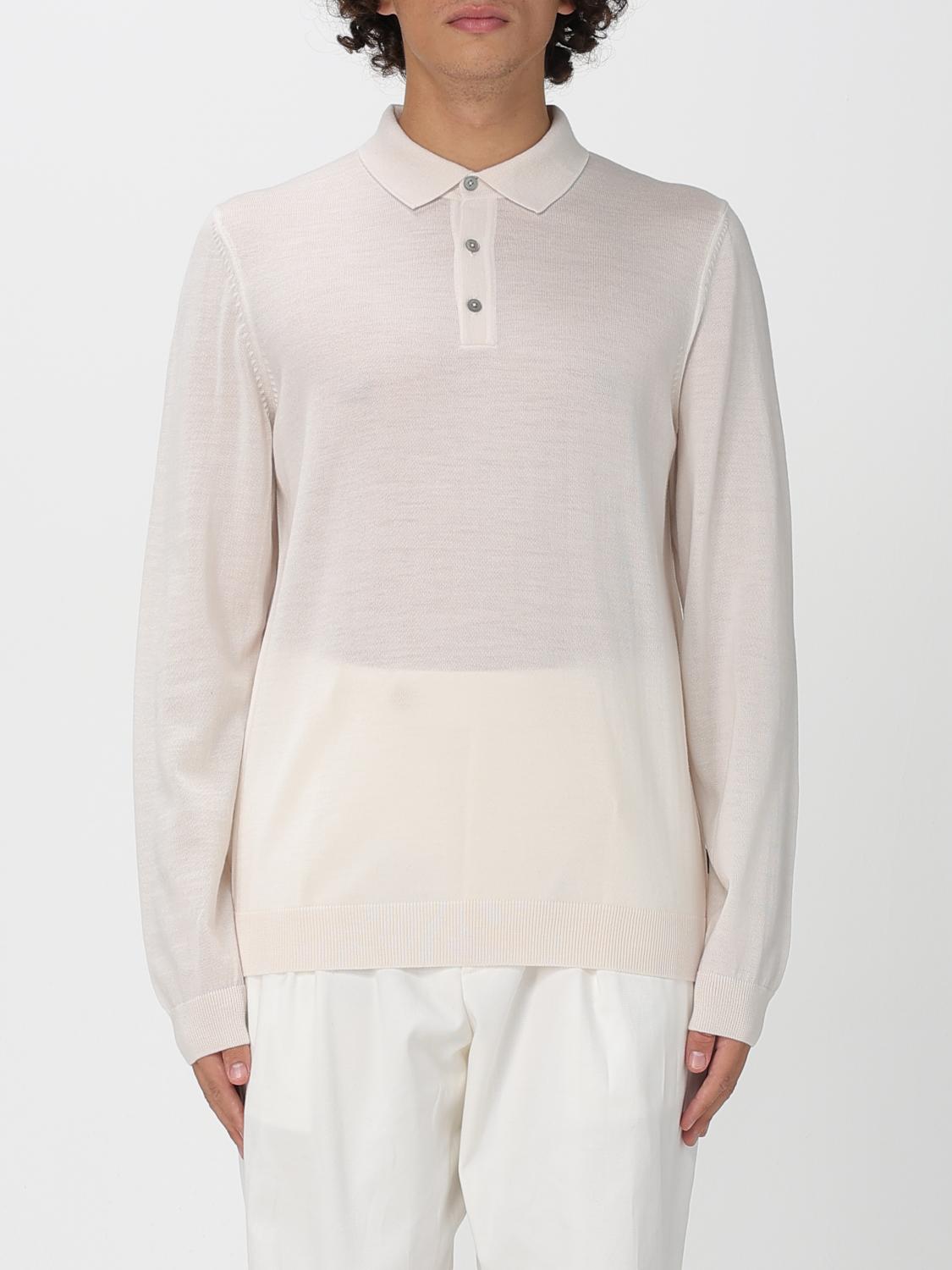 BOSS Polo Shirt Men color White