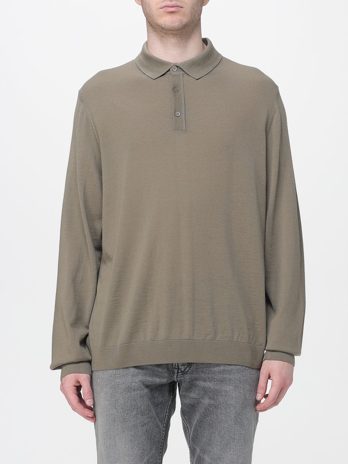 Hugo Boss Polo Shirt Boss Men Color Moss Green In Neutral