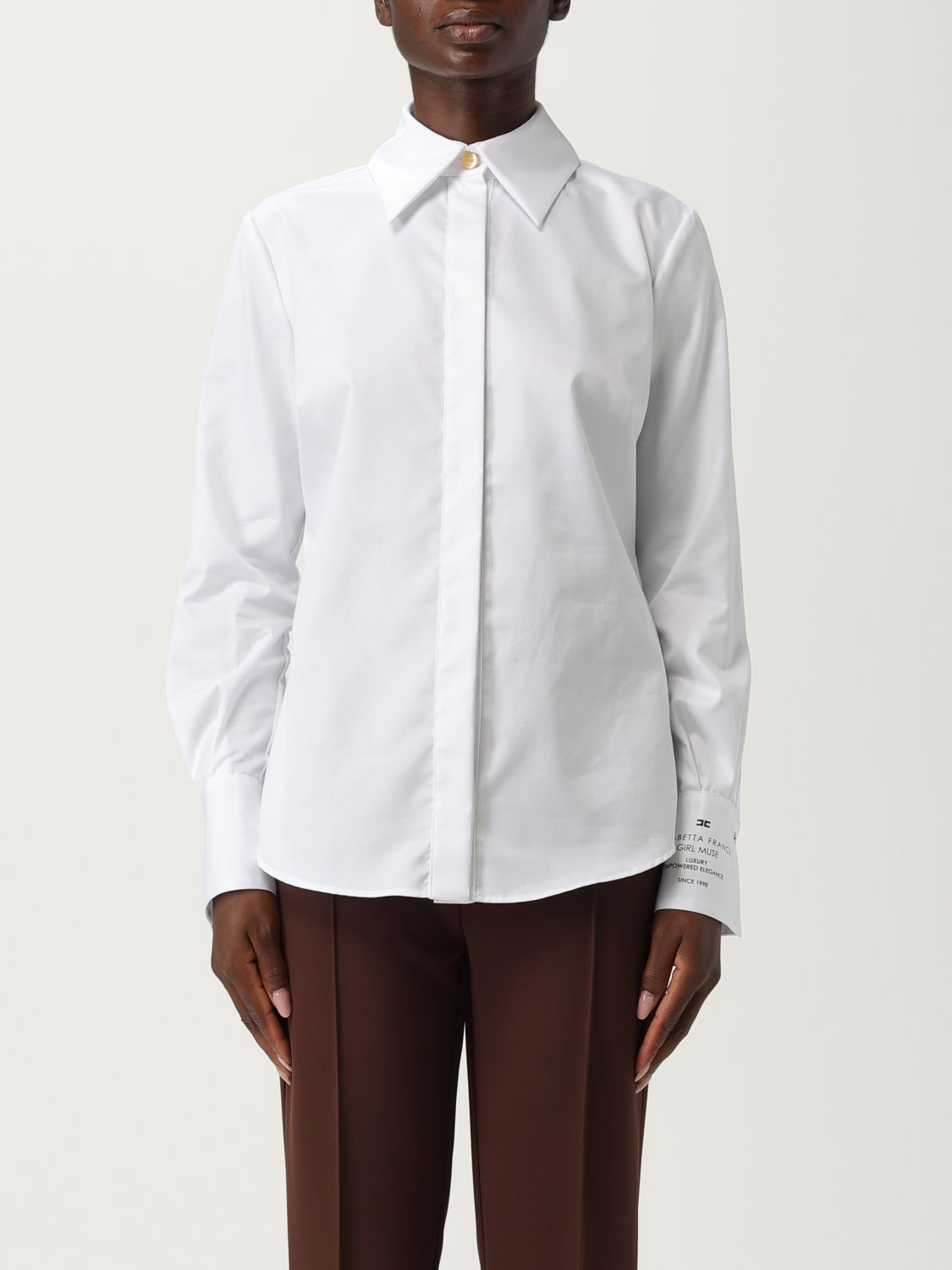 Elisabetta Franchi Shirt  Woman Color White In Multi