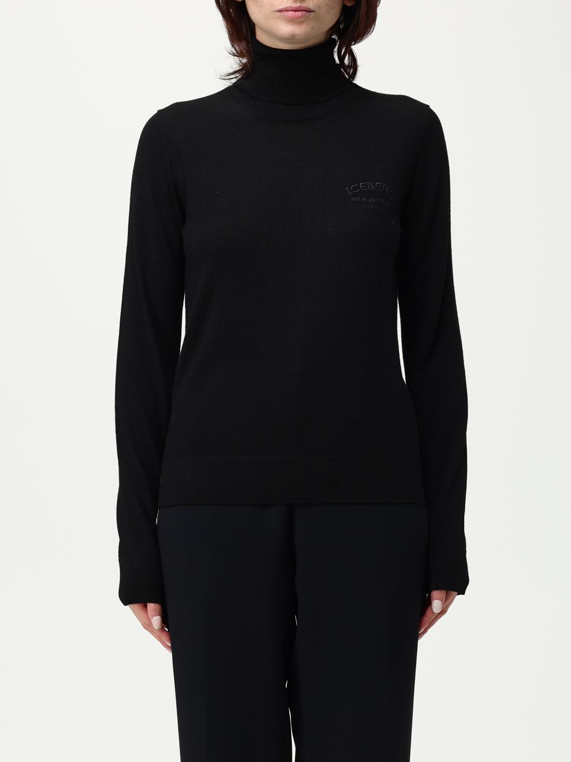 Iceberg Sweater  Woman Color Black In Black