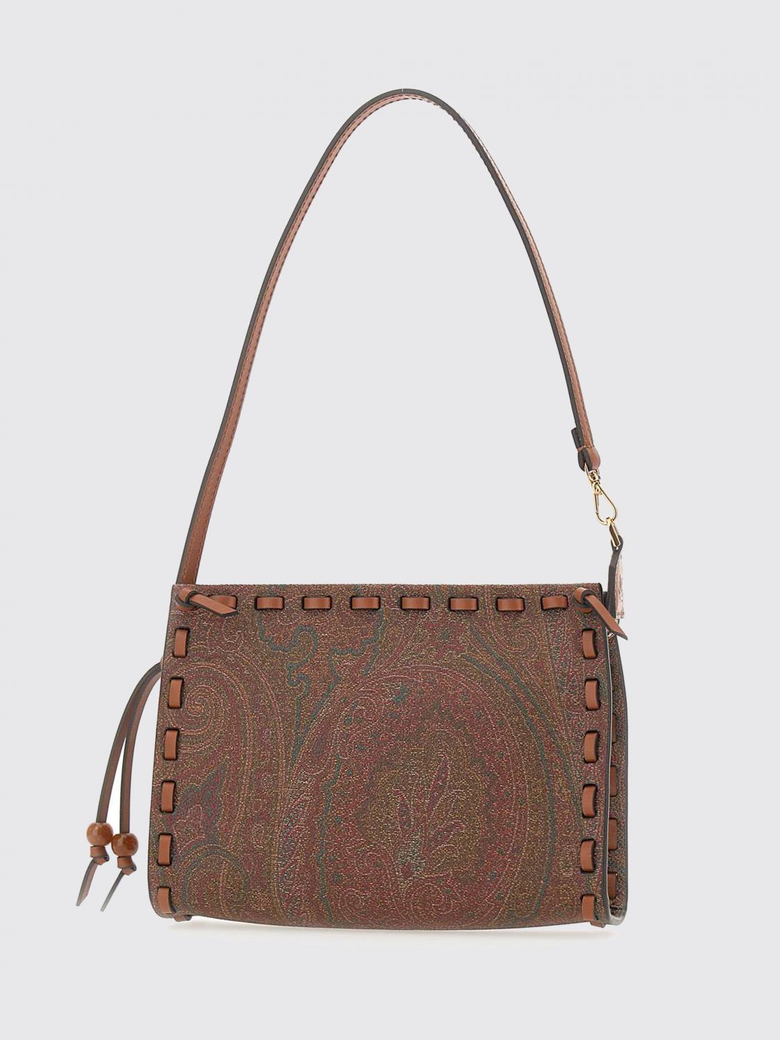 Etro Arnica Shoulder Bag 1984 Brown In Multi