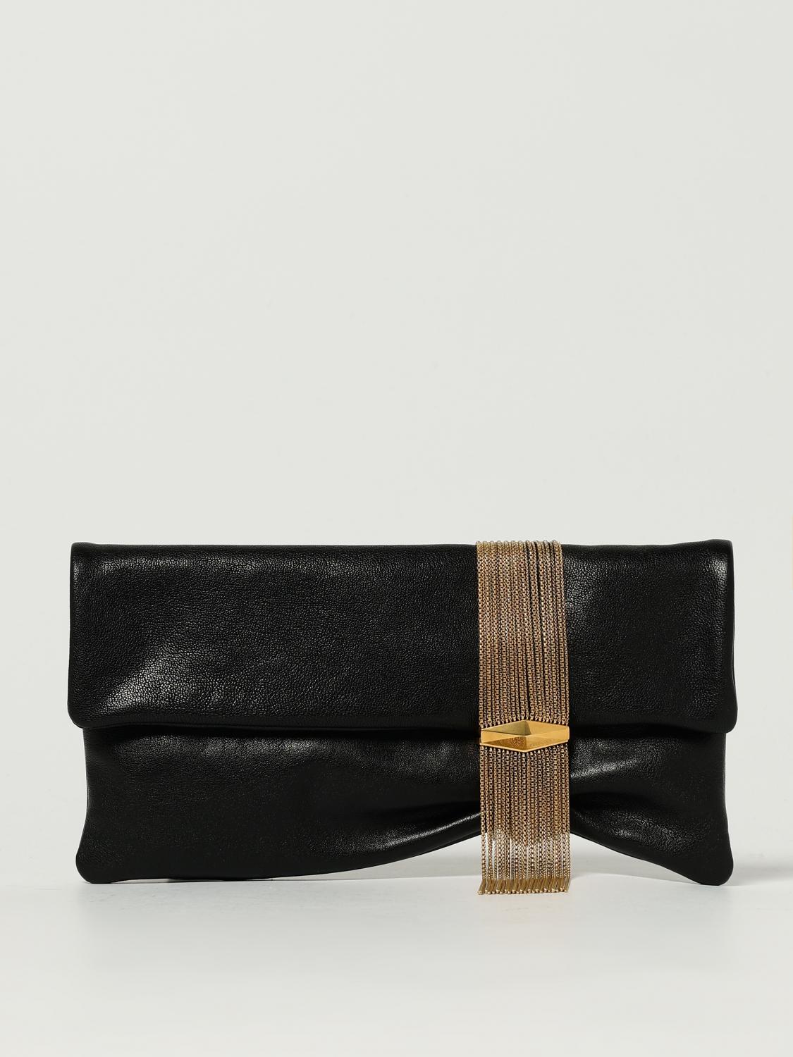 Jimmy Choo Clutch  Woman Color Black In Black