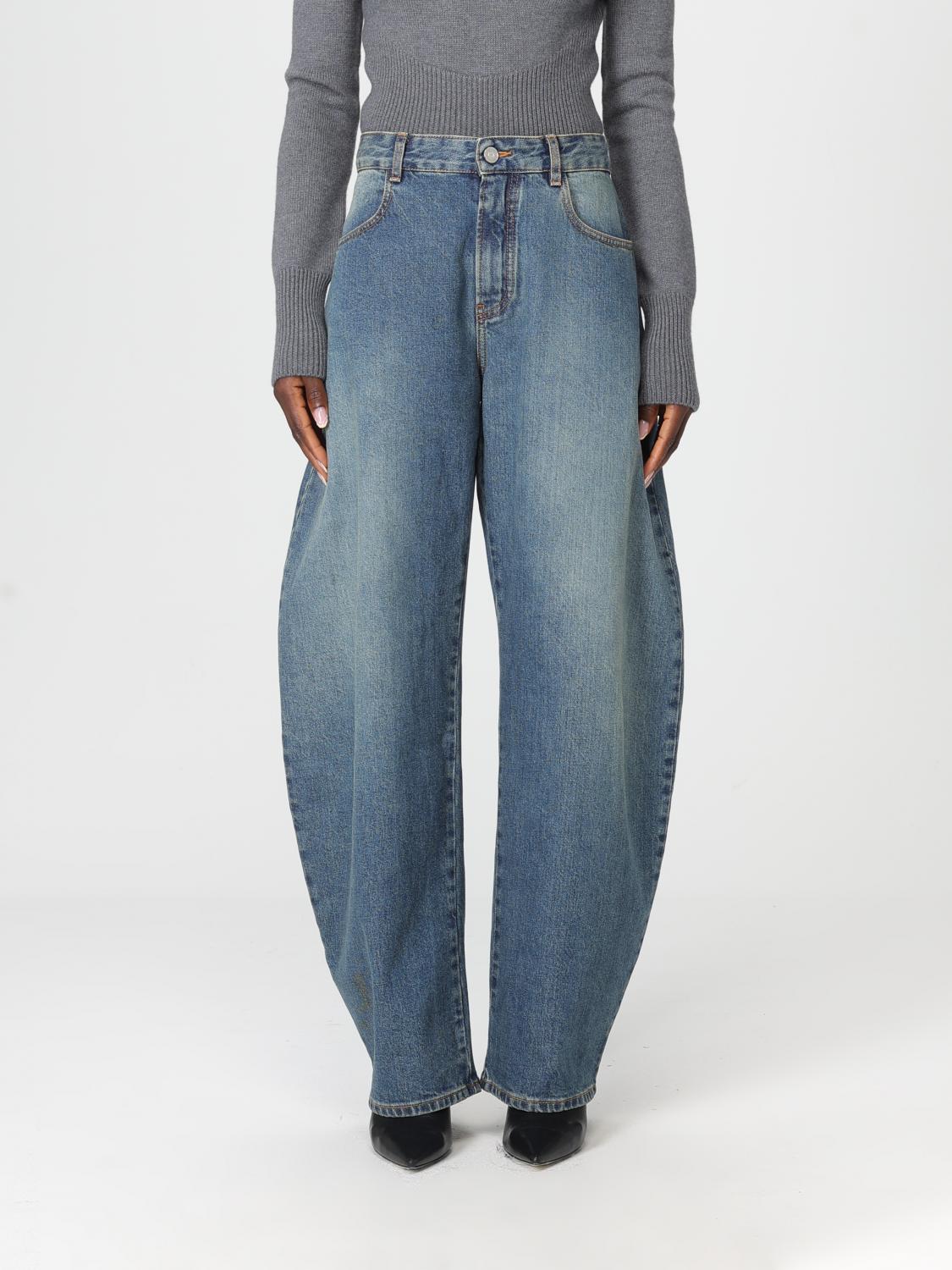 Alaïa Jeans Woman Color Blue In Blue