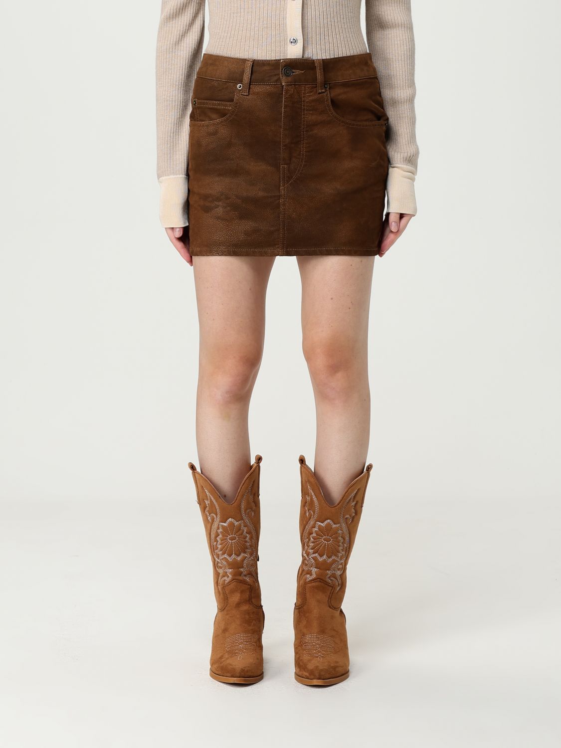 Isabel Marant Étoile Skirt Isabel Marant Etoile Woman Color Brown In Brown