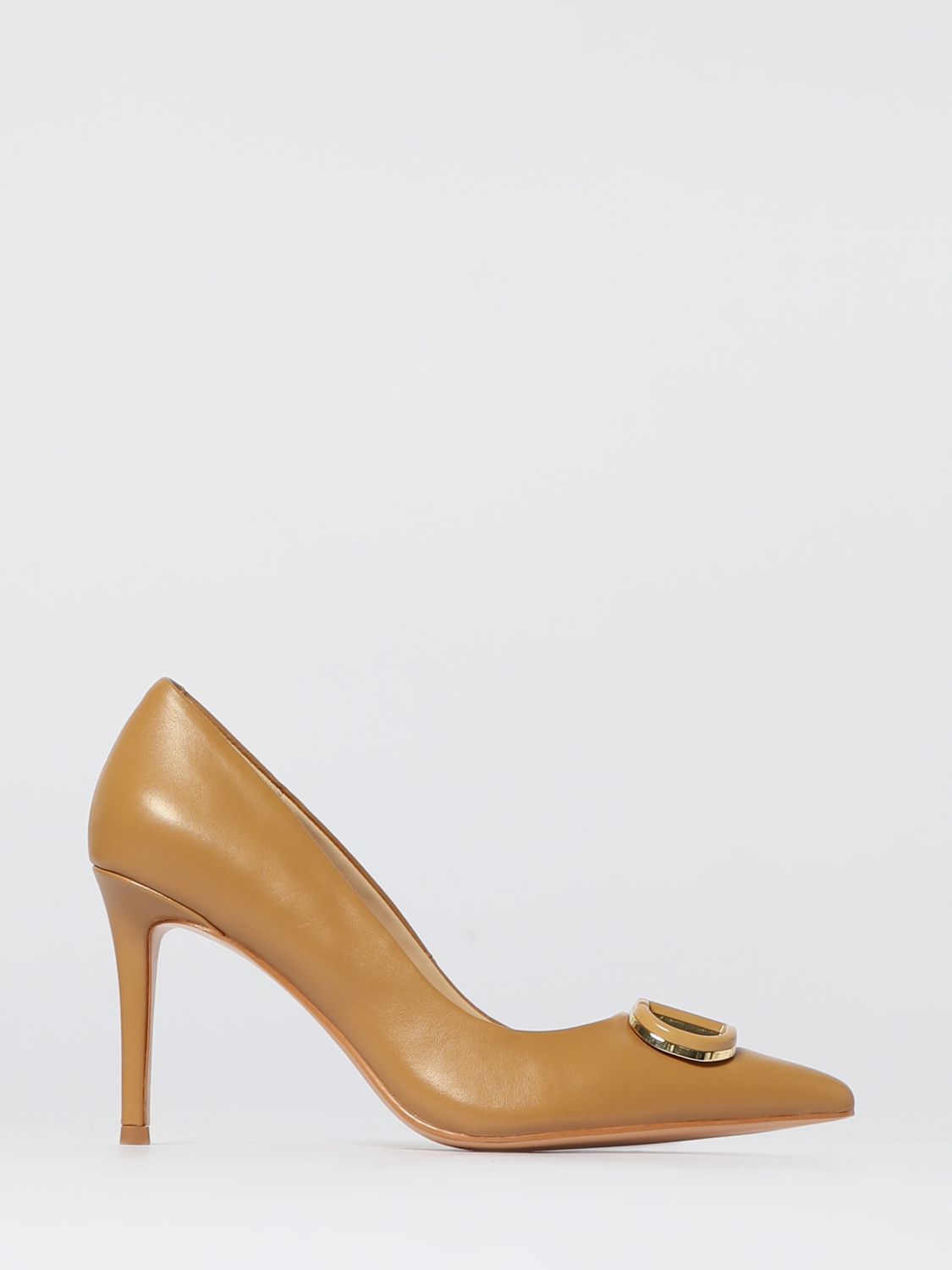 Twinset Pump Woman Color Camel In Brown