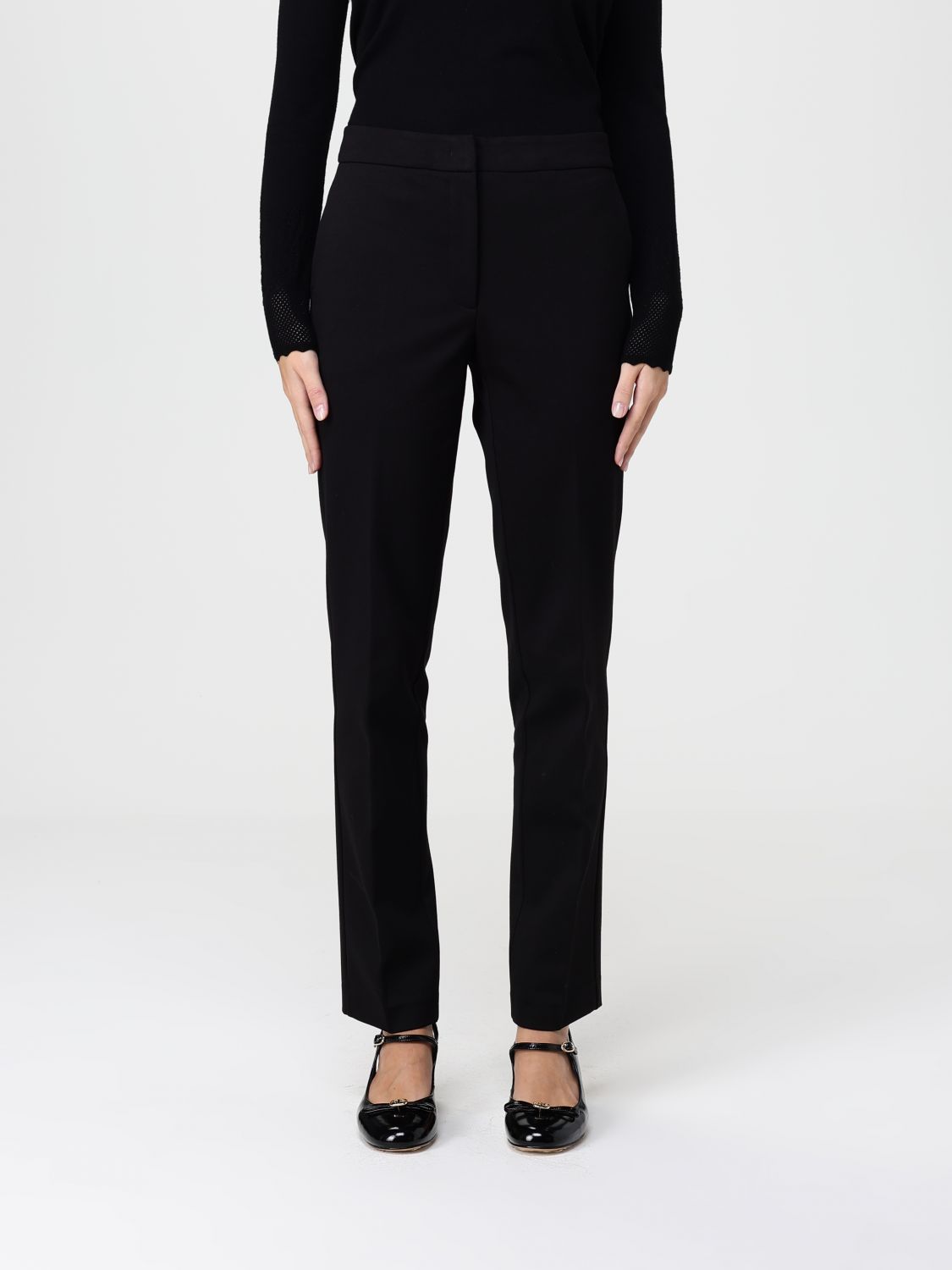 Twinset Pants Woman Color Black In Black
