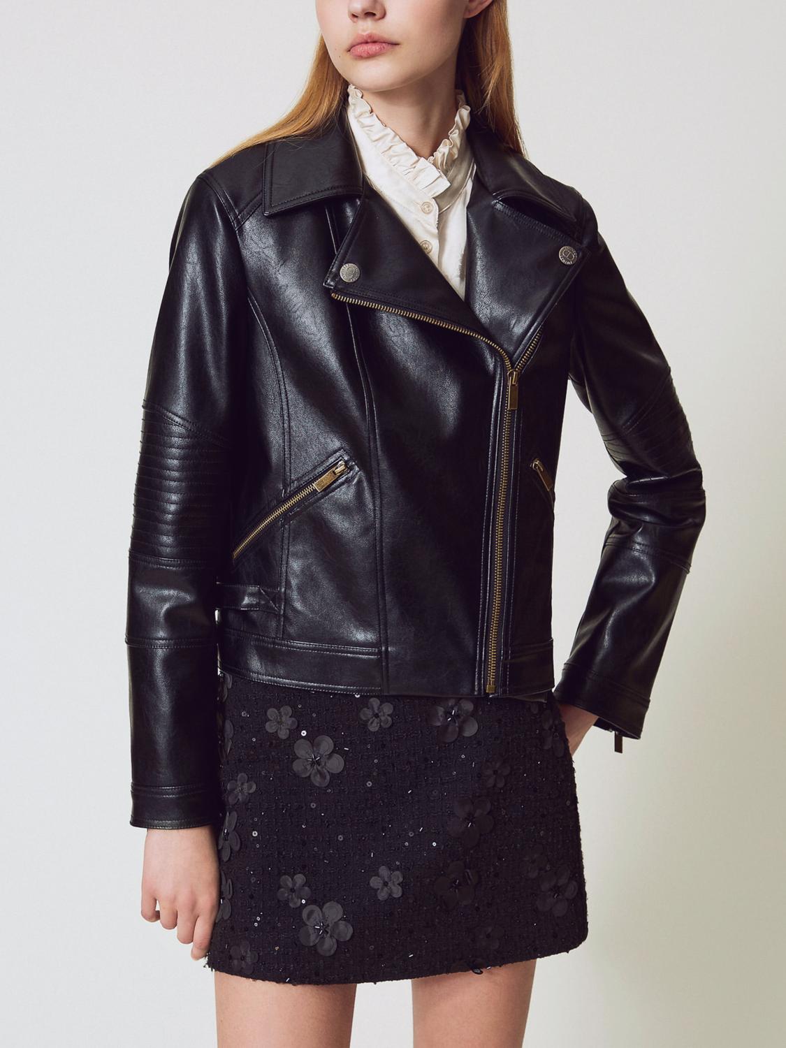 Twinset Jacket  Woman Color Black In Black