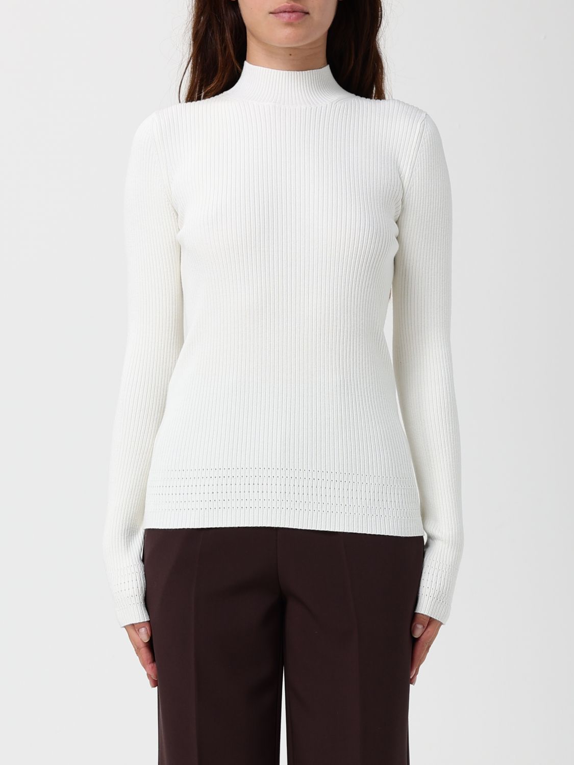 Twinset Top Woman Color White In White