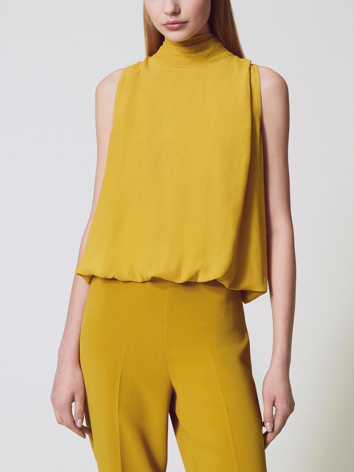 Twinset Top  Woman Color Ocher In Brown