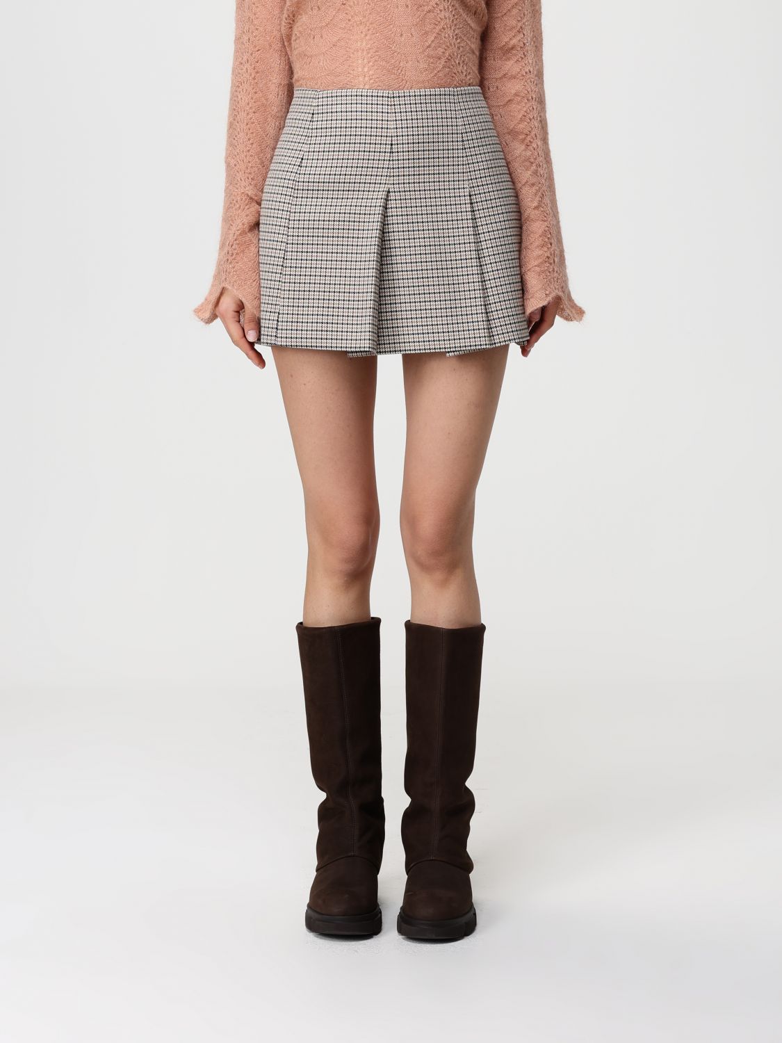 Twinset Actitude Skirt  Woman Color Natural In Multi