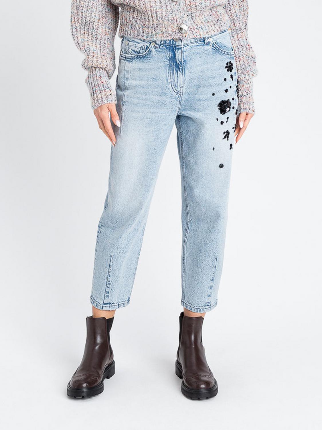 Twinset Actitude Jeans Woman Color Denim In Blue
