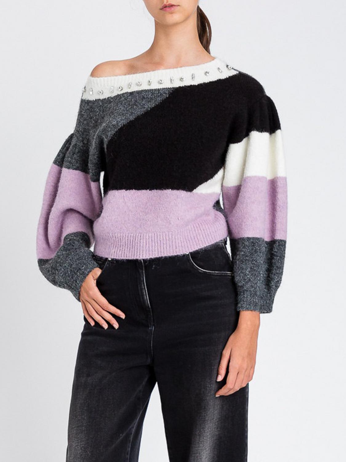 Twinset Actitude Top Woman Color Multicolor In Pink
