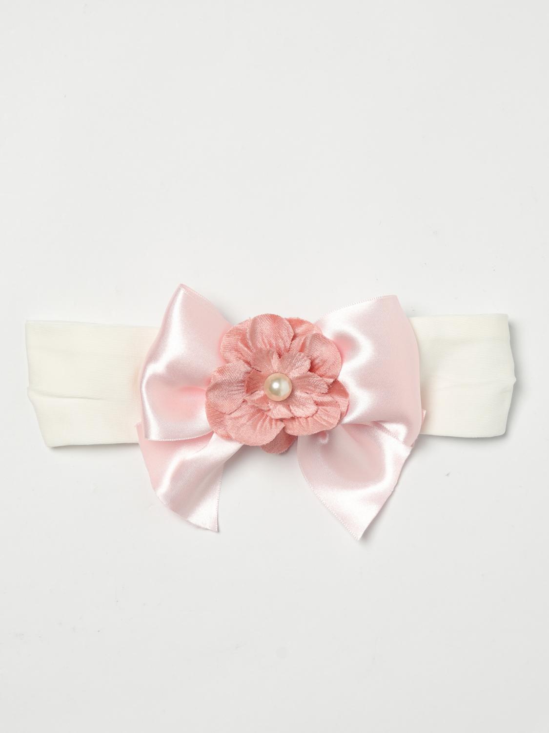 Monnalisa Babies' Bands Kids Color Yellow Cream In Pink