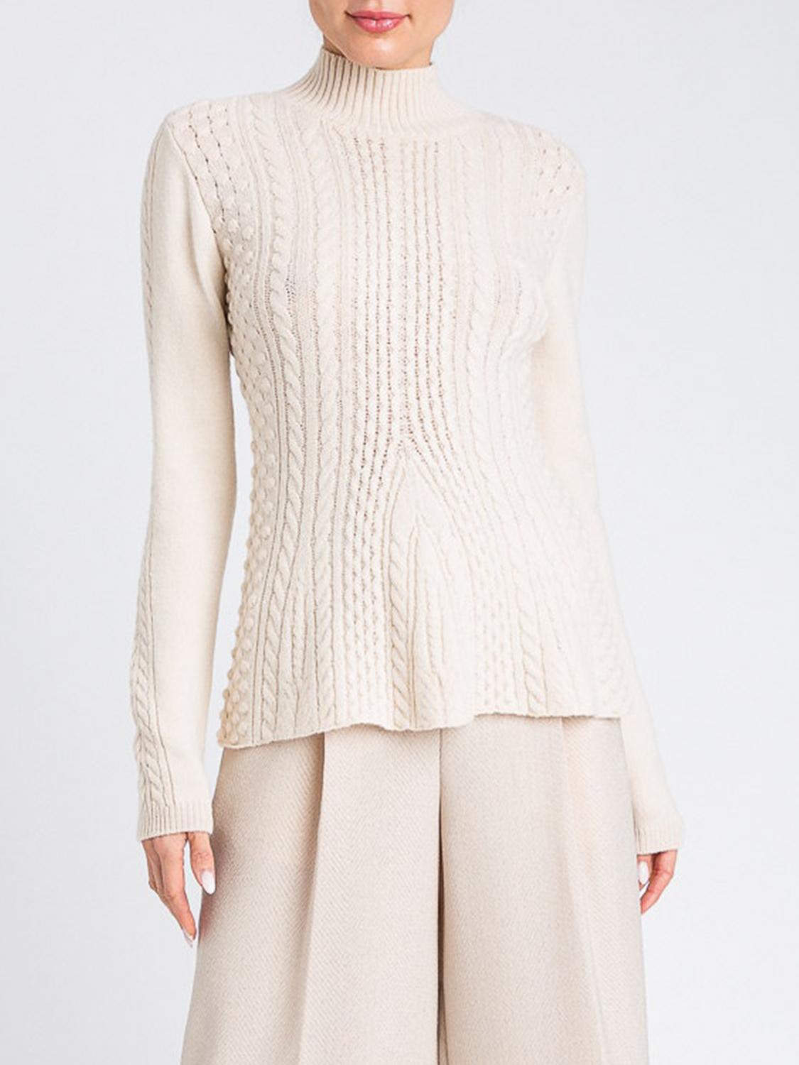 Twinset Actitude Top  Woman Color Sand In White