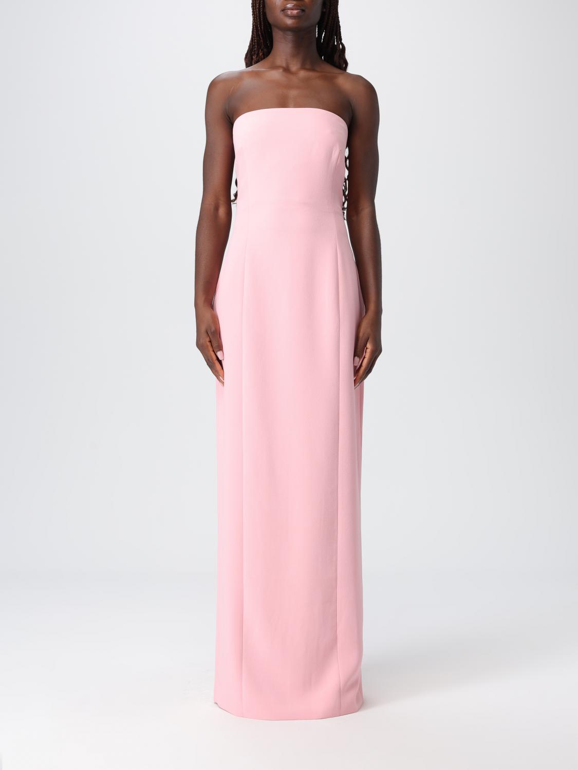 Solace London Anderson Maxi Dress In Pink