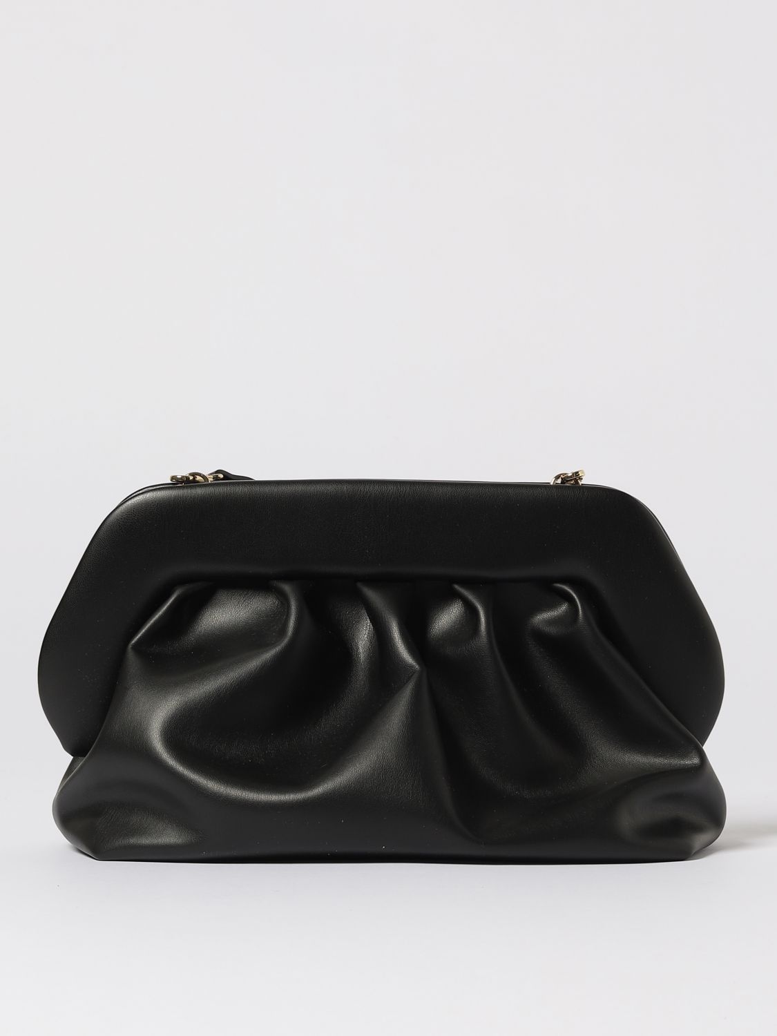 Themoirè Clutch Woman Color Black In Black