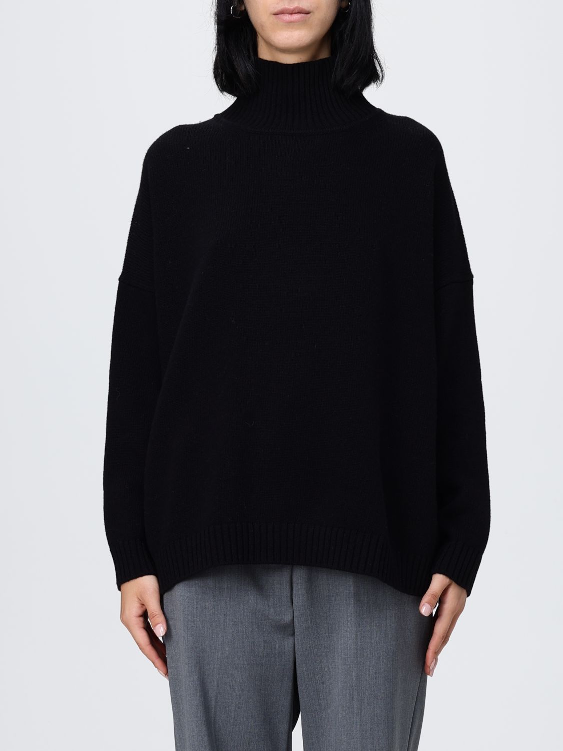 Weekend Max Mara Sweater Woman In Black