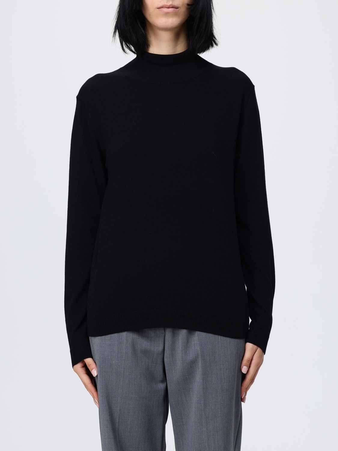 Weekend Max Mara Sweater Woman In Black