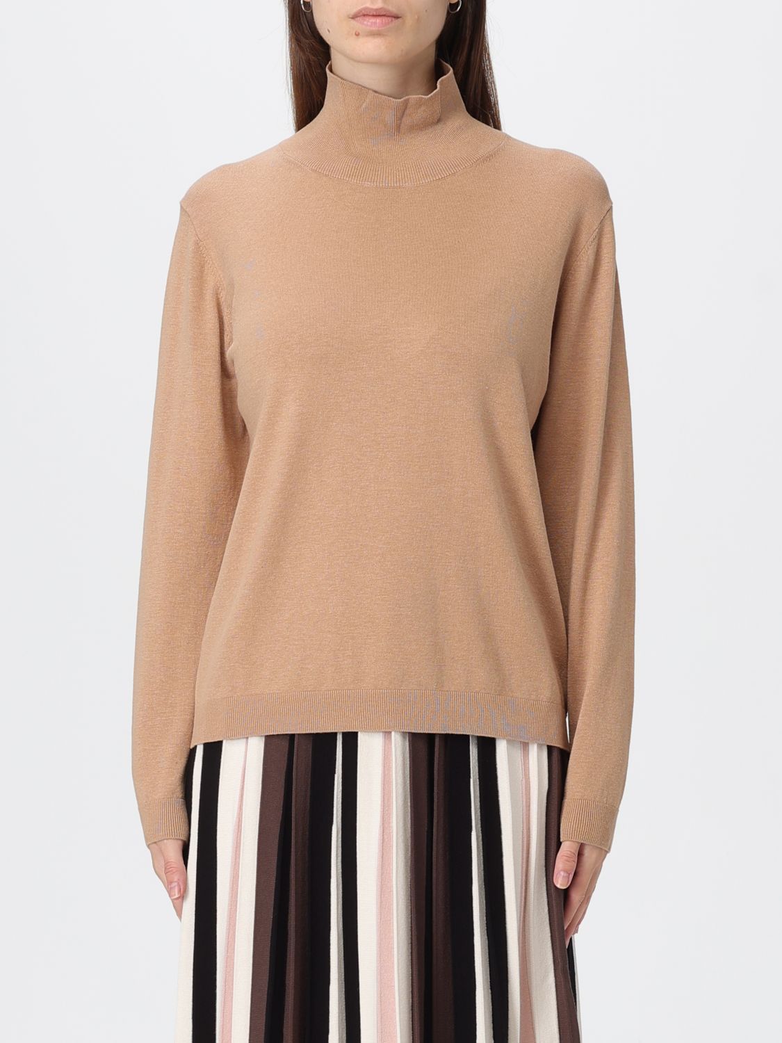 Weekend Max Mara Sweater Woman In Brown