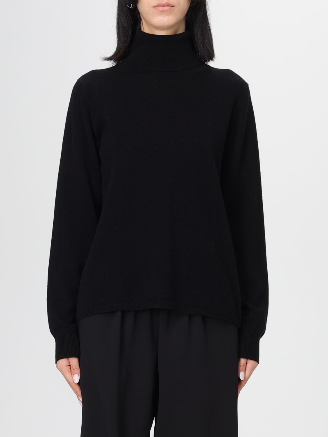 Max Mara Sweater Woman Studio In Black