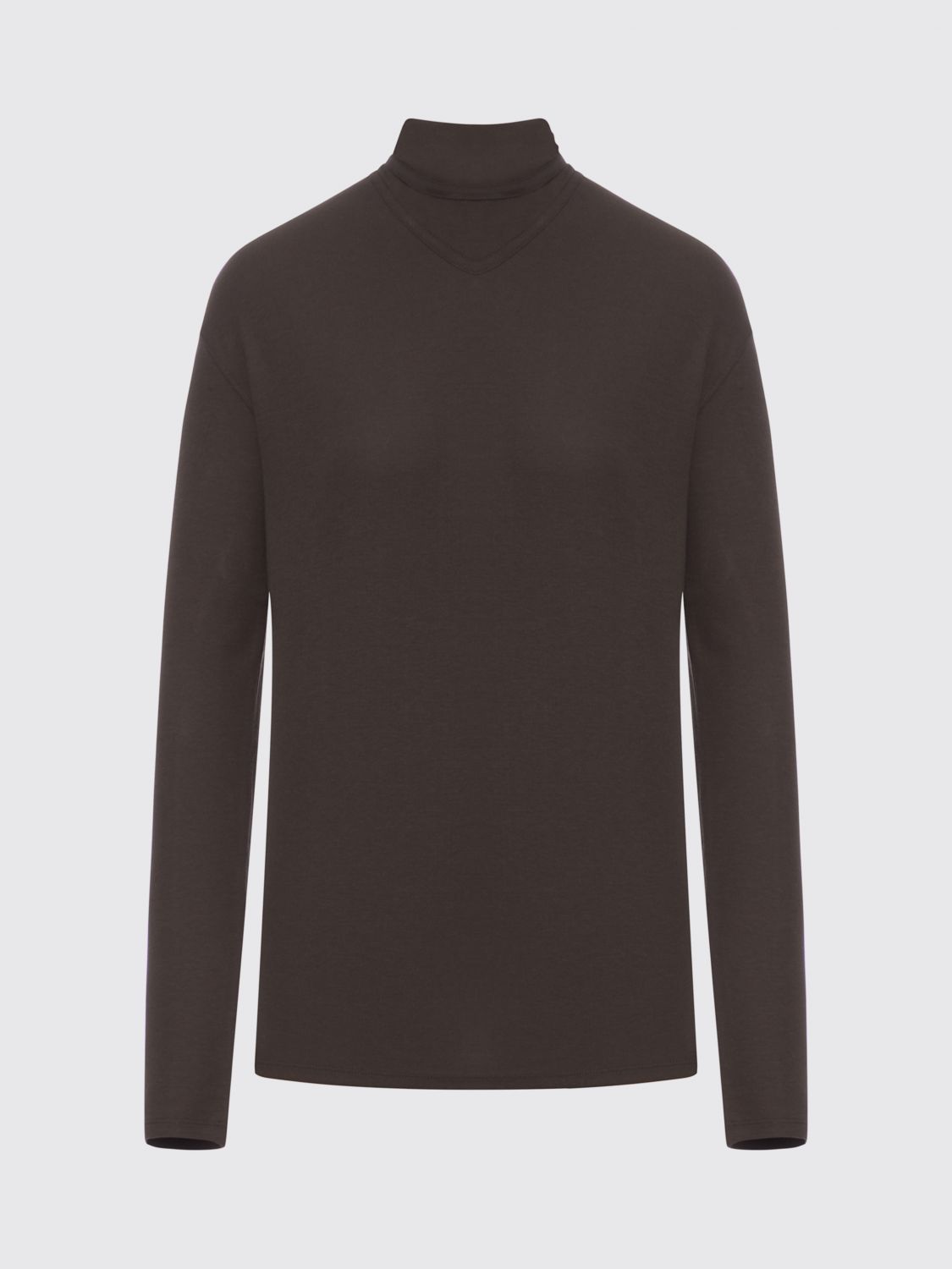 Lemaire Top Woman Color Brown In Brown