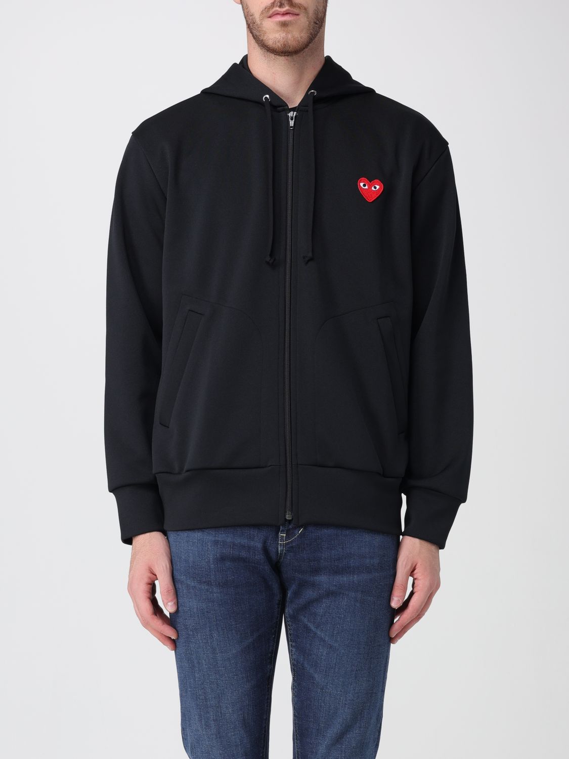 Comme Des Garçons Play Sweatshirt Comme Des Garcons Play Men Color Black In Black