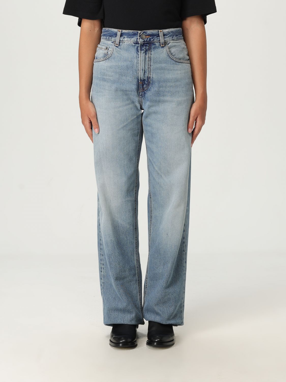 HAIKURE Jeans Damen Farbe Blau