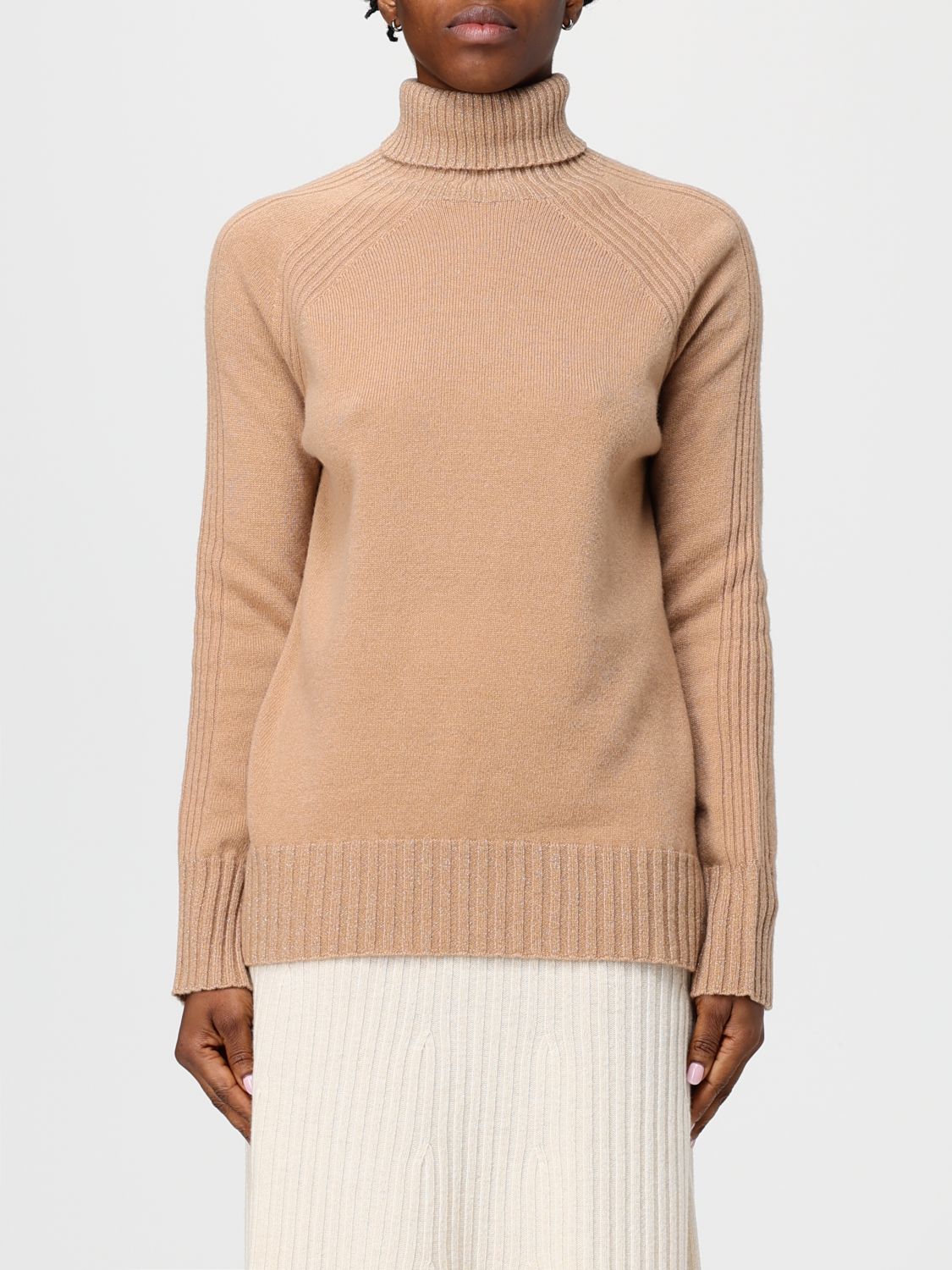 Twinset Sweater Woman Color Coffee In Brown