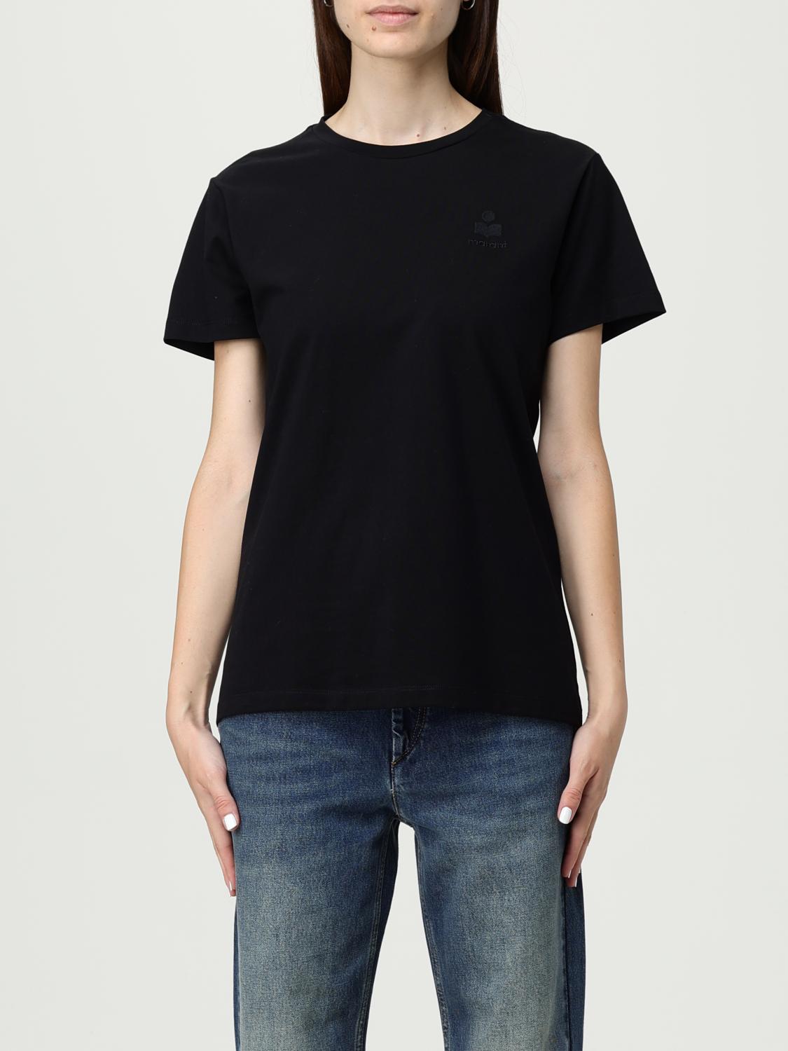 Isabel Marant ISABEL MARANT ETOILE T-Shirt Woman color Black　ISABEL MARANT ETOILE Tシャツ レディース カラー ブラック