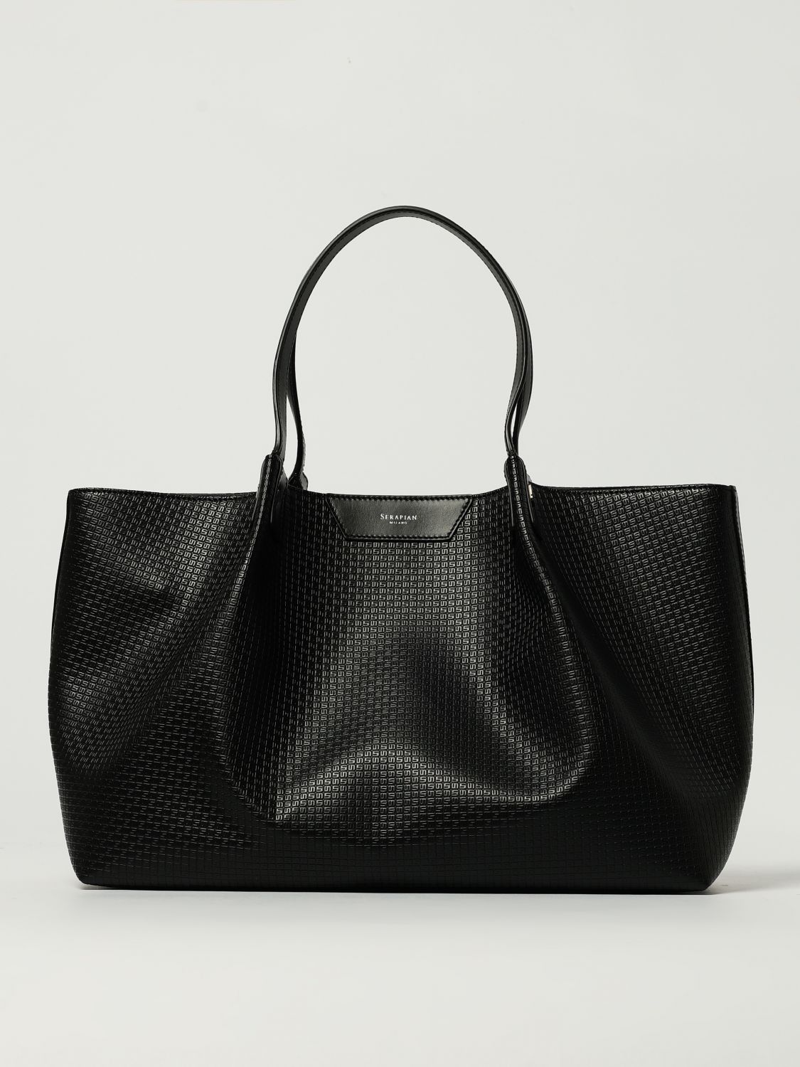 Serapian Shoulder Bag Men Color Black In Black