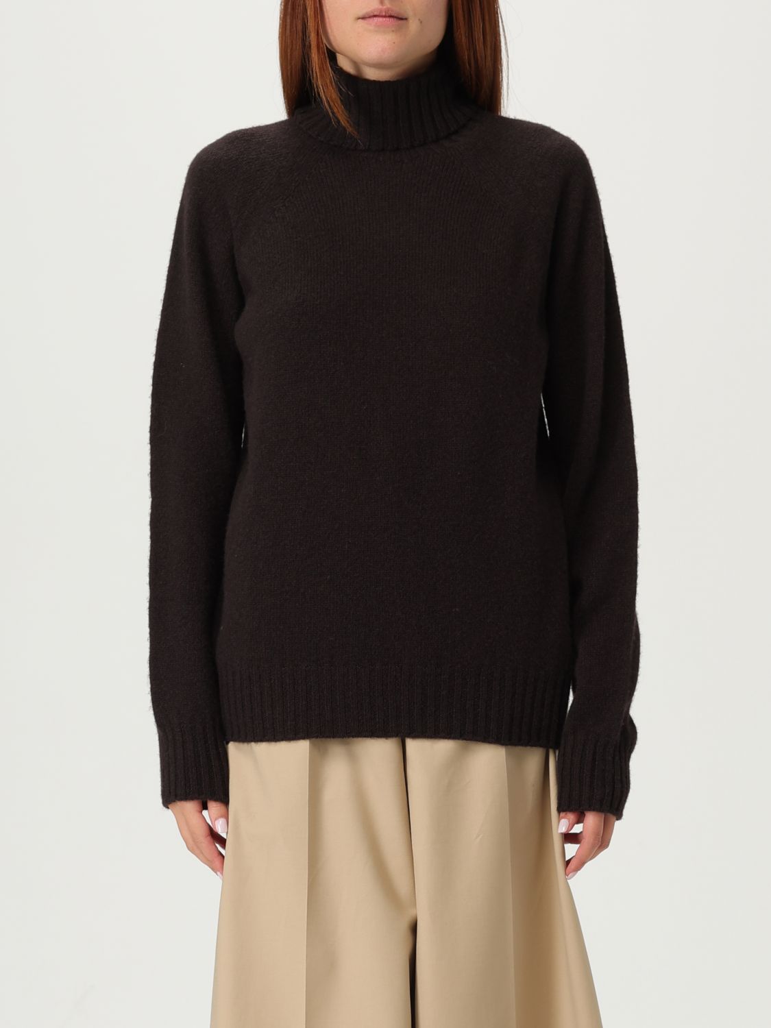 Drumohr Sweater Woman Color Grey In Brown