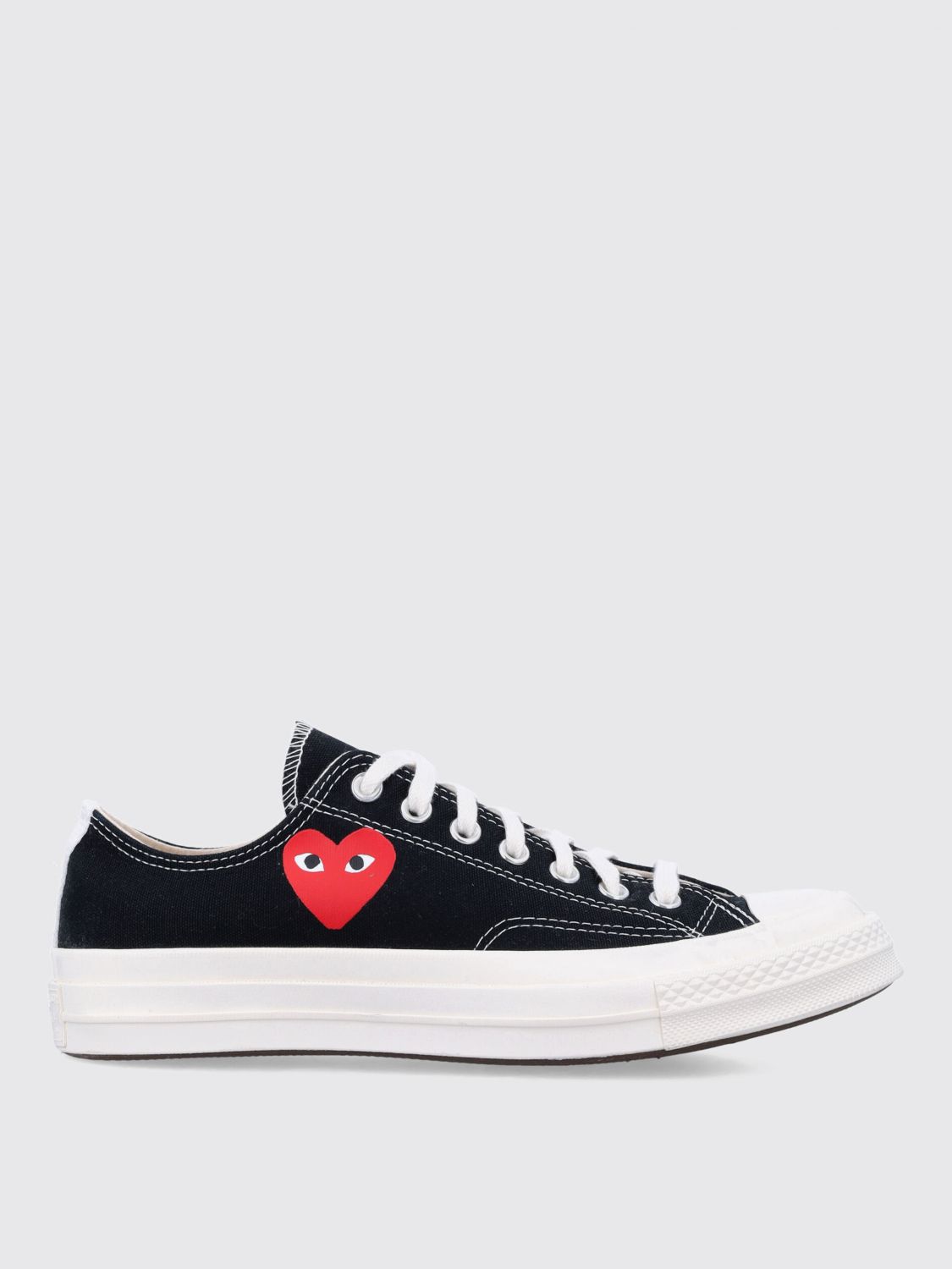 Comme Des Garçons Play X Converse Sneakers Men Color Black In Black