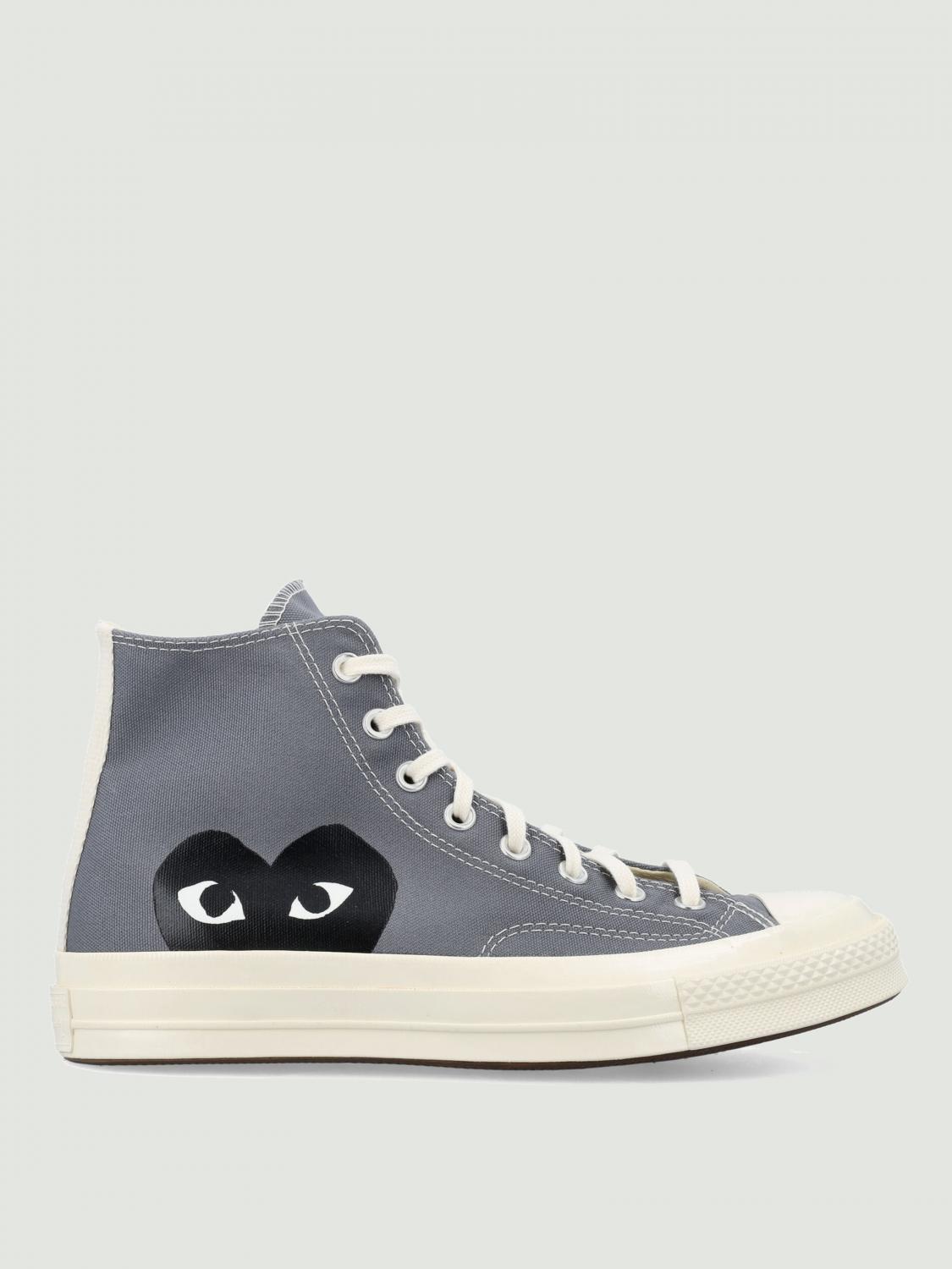 Comme Des Garçons Play X Converse Sneakers Men Color Grey In Gray