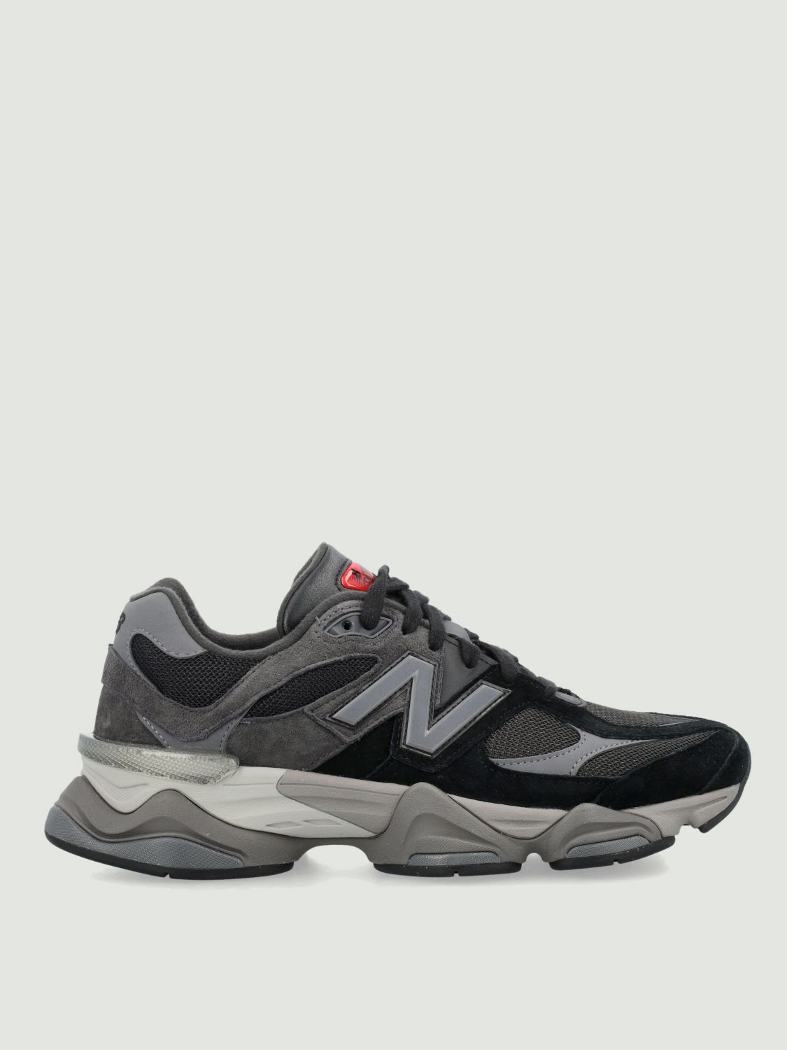 New Balance Mens Black 9060 Suede And Mesh Low-top Trainers In Black