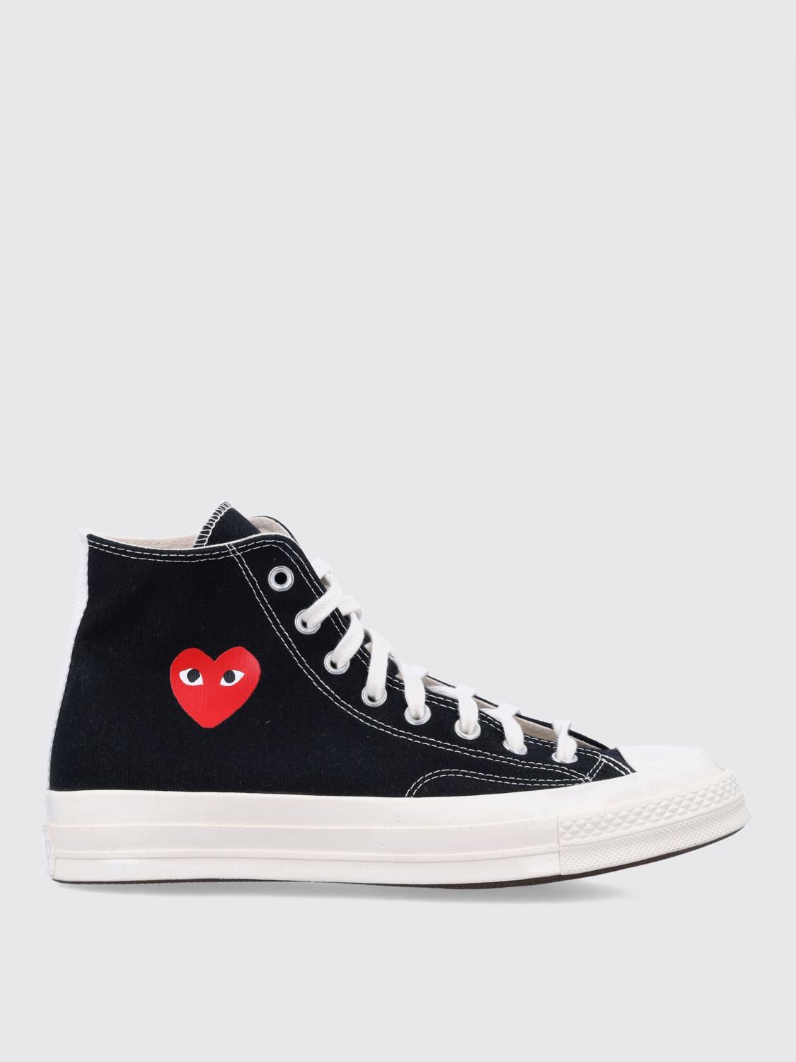 Comme Des Garçons Play X Converse Sneakers  Men Color Black In Black