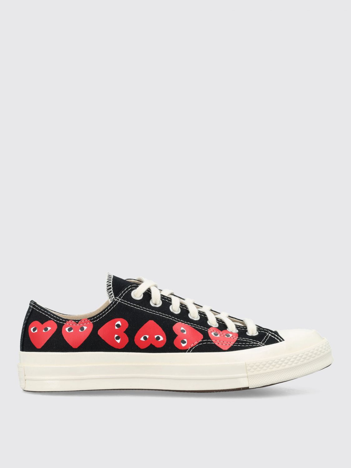 Comme Des Garçons Play X Converse Sneakers Men Color Black In Black